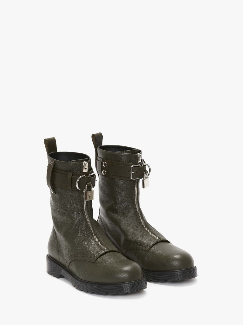 JW Anderson PADLOCK COMBAT BOOTS outlook