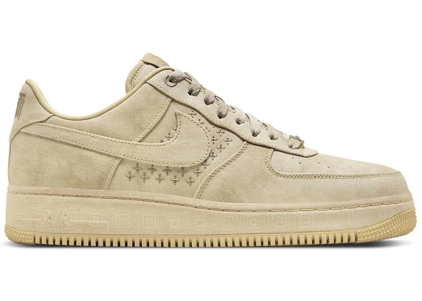 Nike Air Force 1 Low NAI-KE Tan Canvas - 1