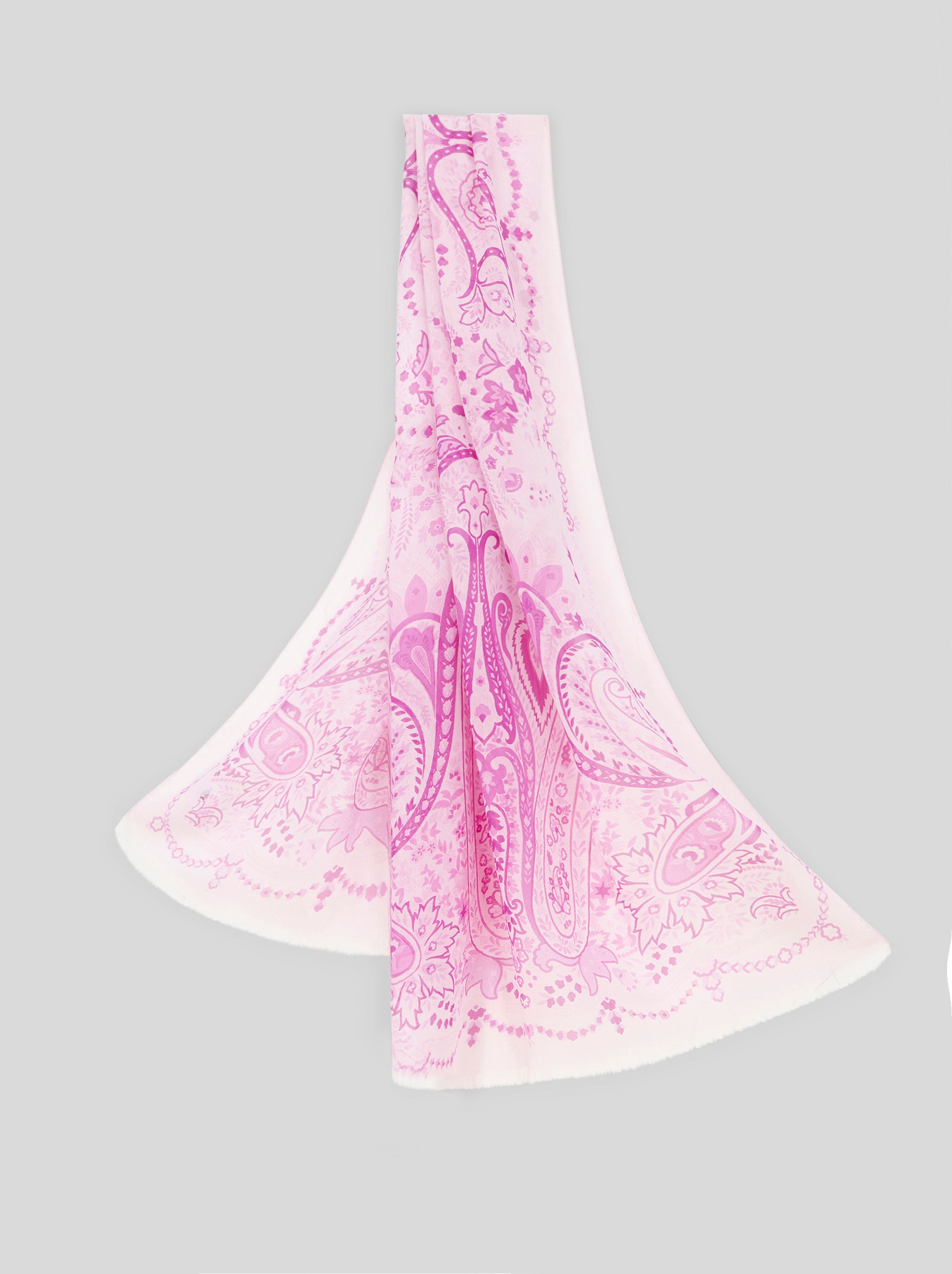 PAISLEY SILK SCARF - 1