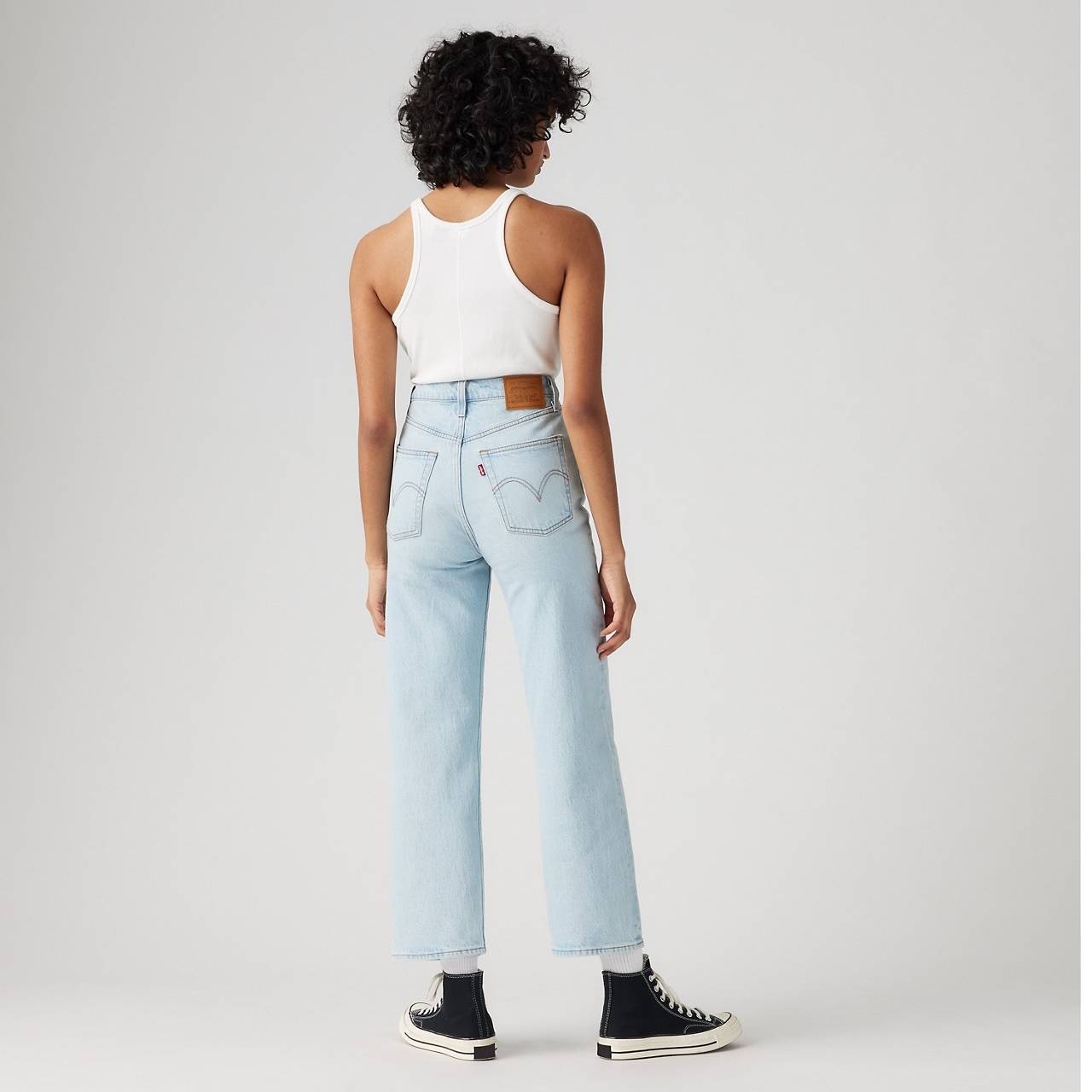 RIBCAGE STRAIGHT ANKLE WOMEN'S JEANS - 4