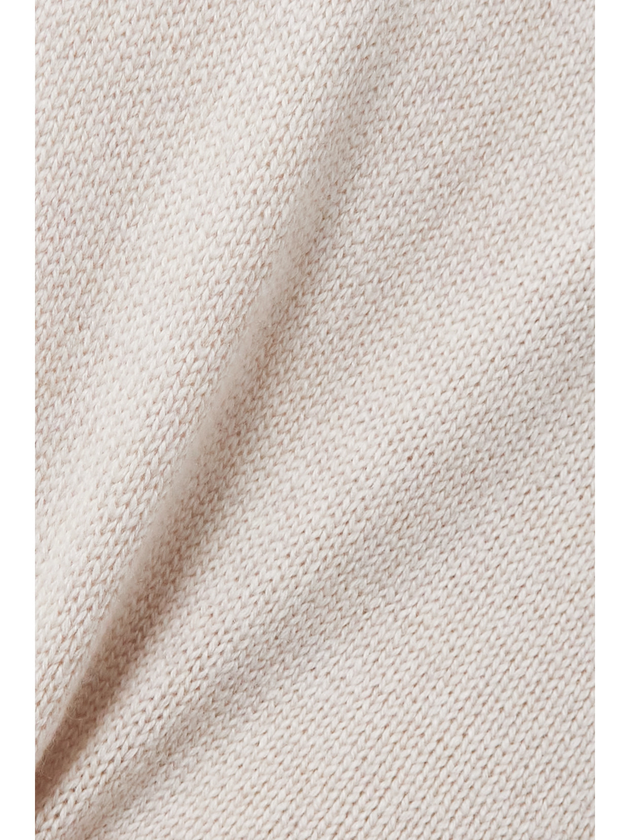 Golden Cashmere And Wool-blend Track Pants - 5