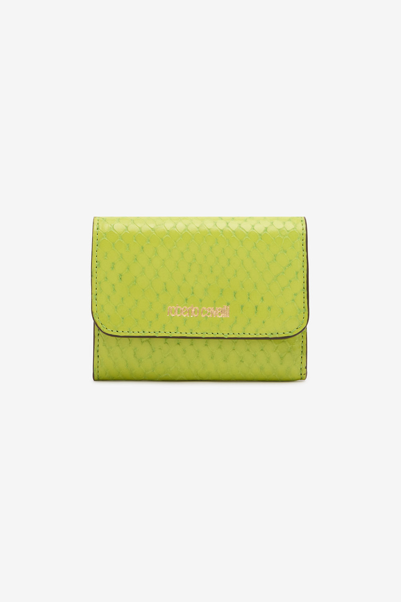 Snake-Effect Card Holder With Logo 1