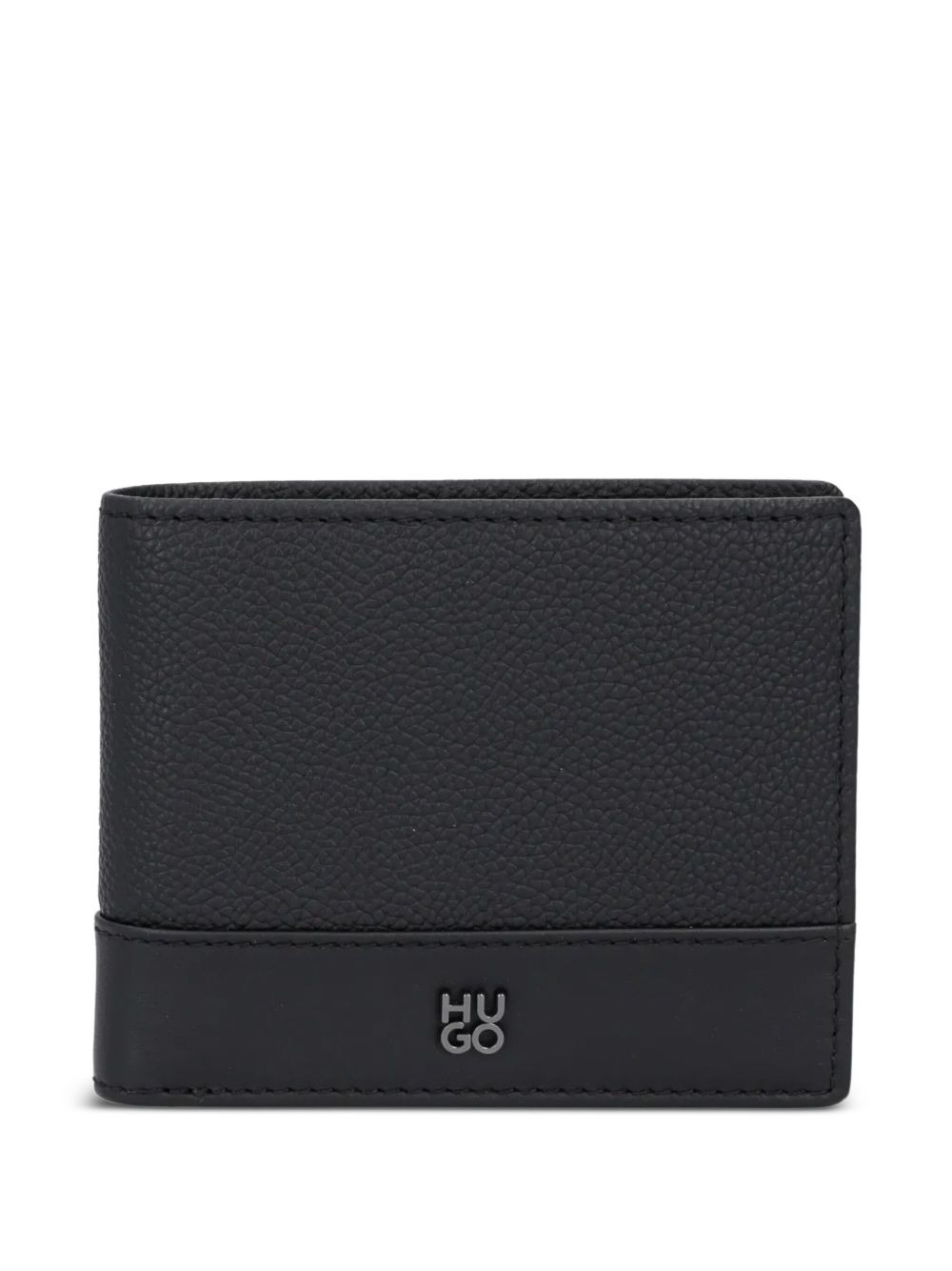leather panelled wallet - 1