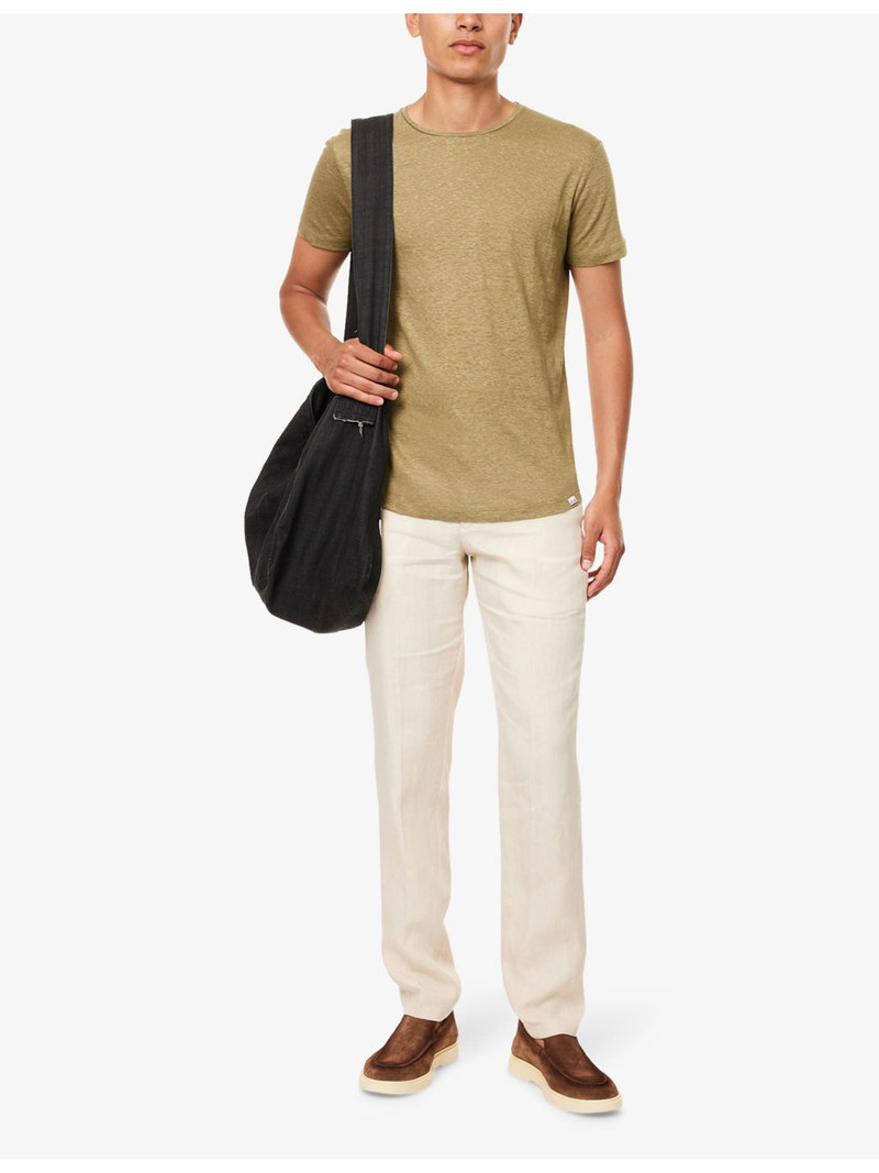 ORLEBAR BROWN Griffon Slim-Fit Straight-Leg Linen Shorts outlook