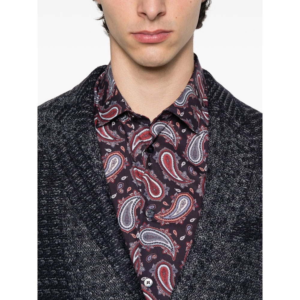 Etro Purple Shirts Men - 2
