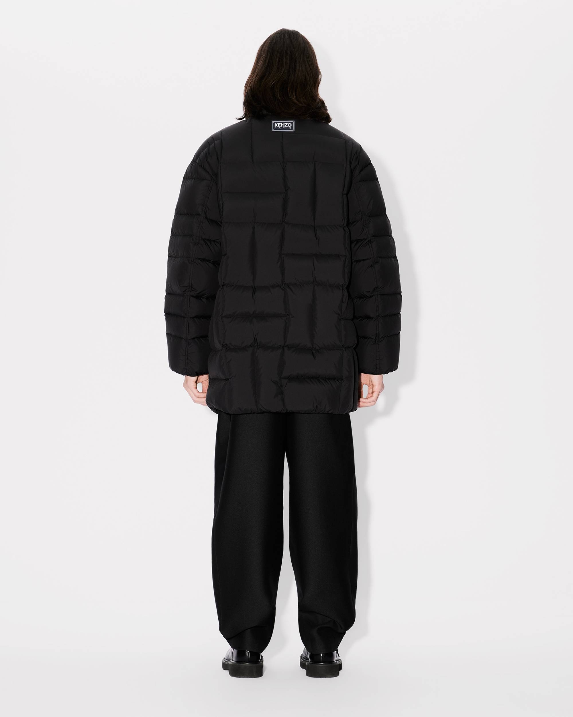 'KENZO Weave' mid-length winter parka - 12