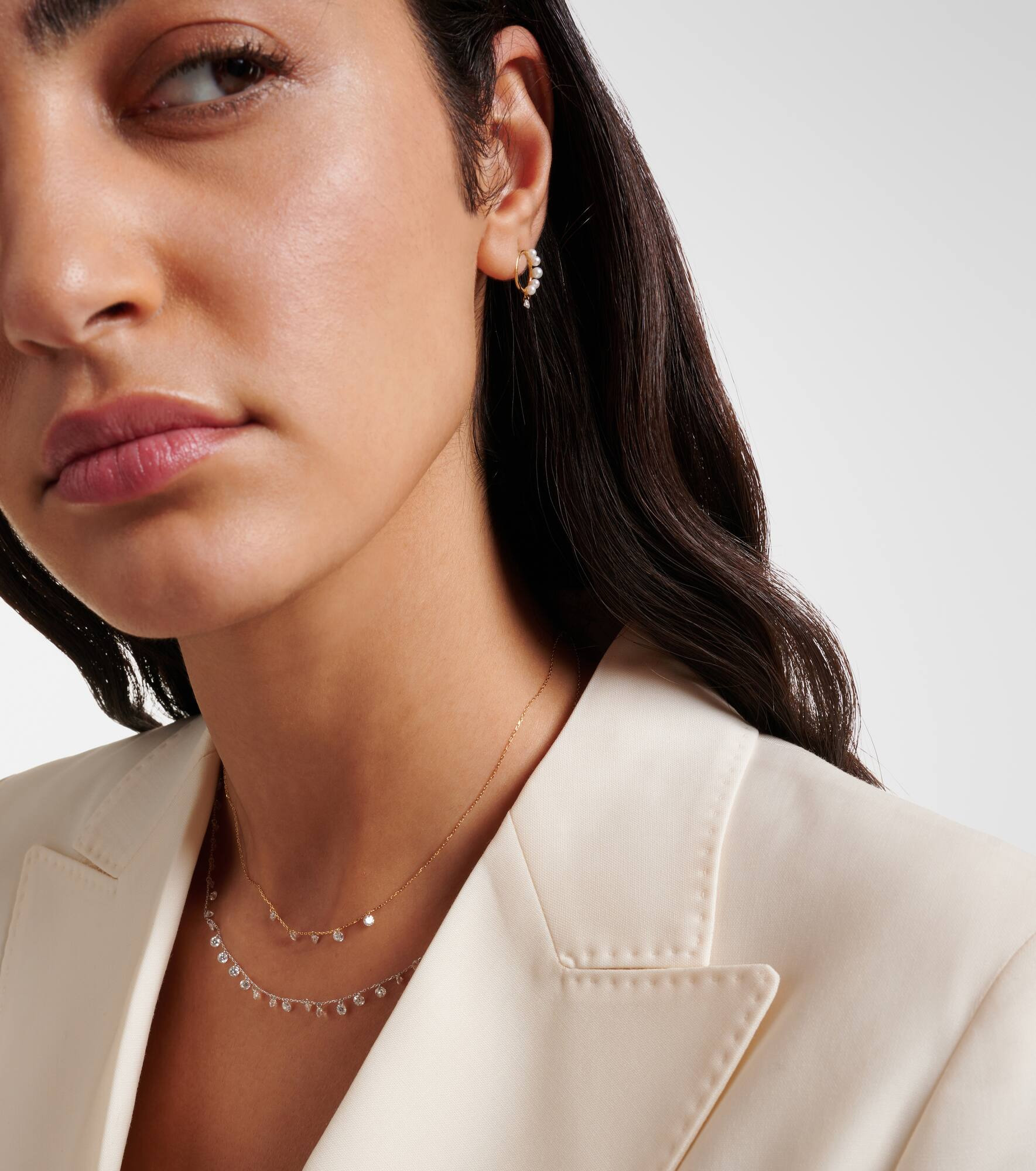 Danaé 18kt gold necklace with diamonds - 3