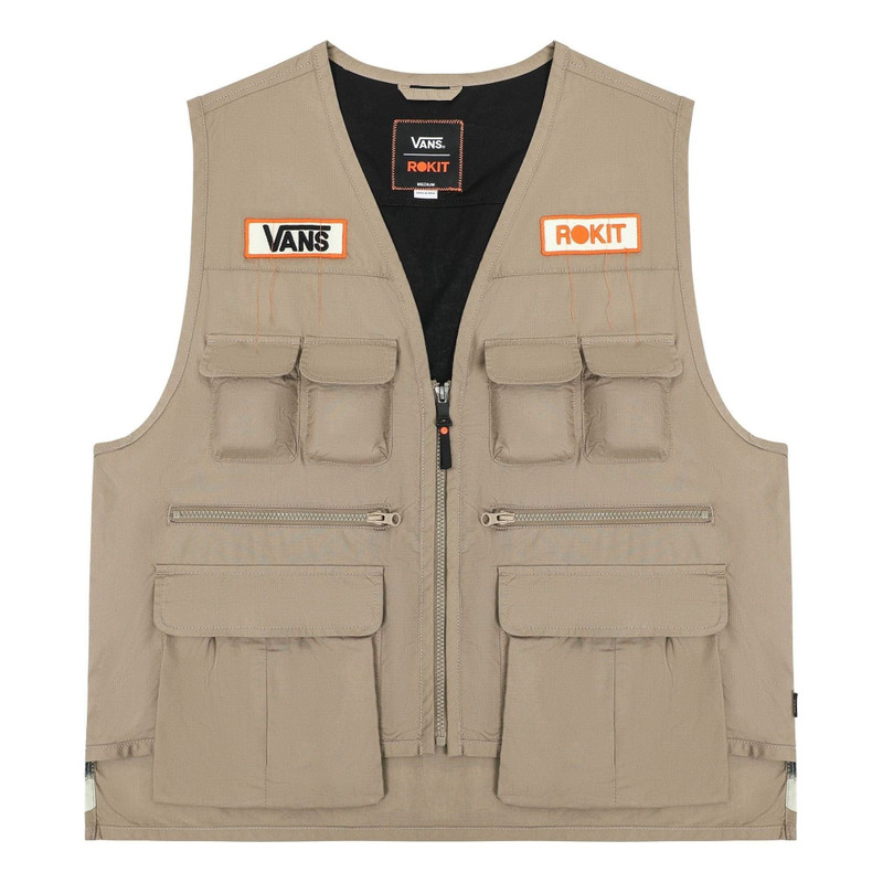 밴스 x 로킷 Waltonian Vest 'Khaki'VN0005XAKHK - 1