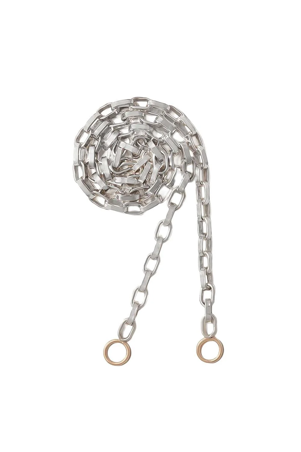 Polished Biker Chain Necklace - 1