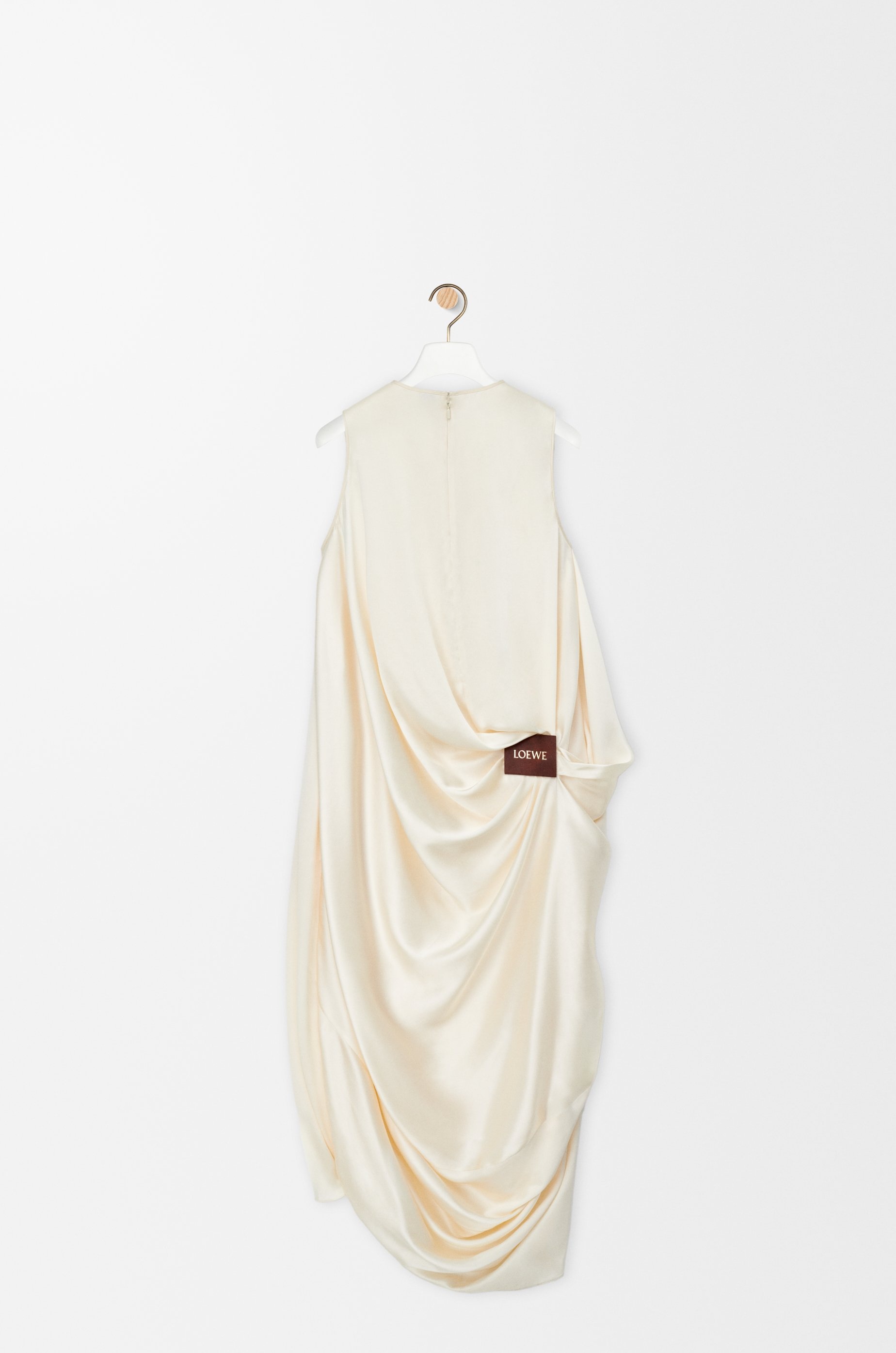 Draped dress in silk - 2