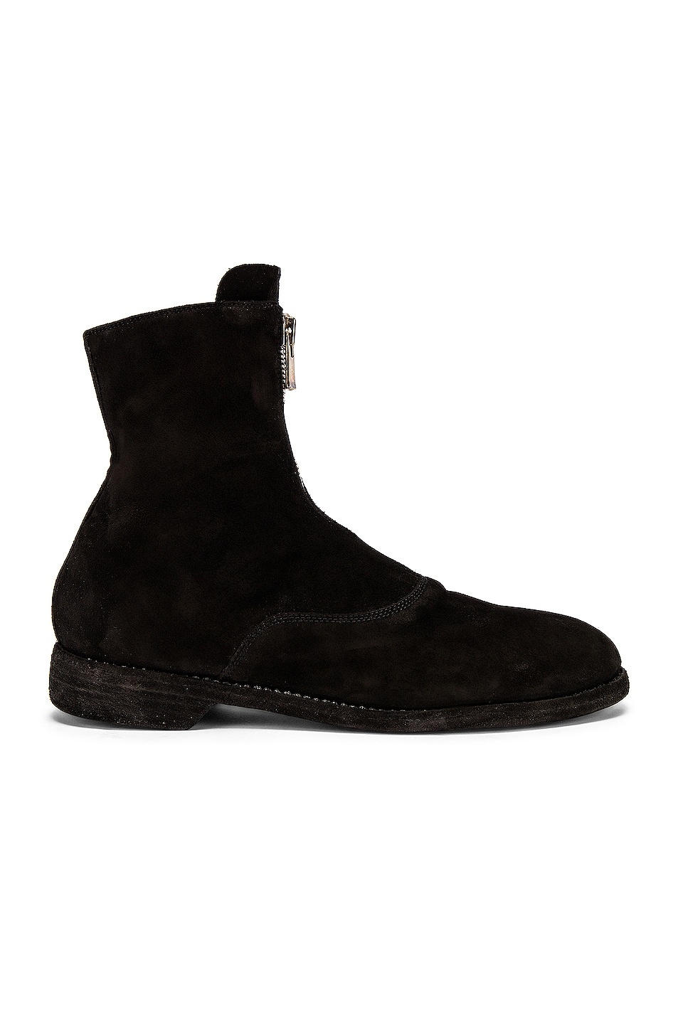 Stag Suede Zipper Boots - 1