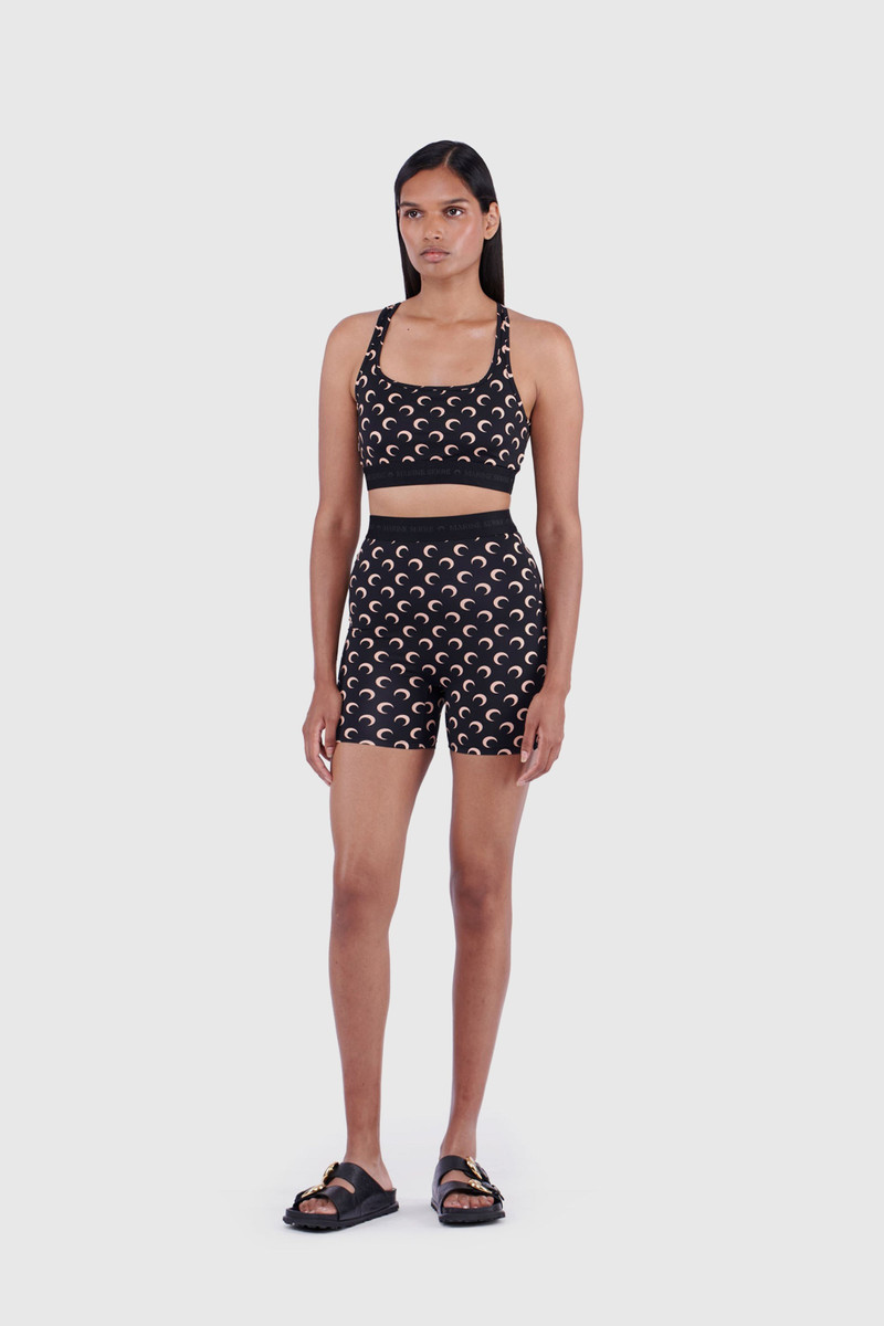 Marine Serre Recycled Moon Jersey Sport Bra outlook
