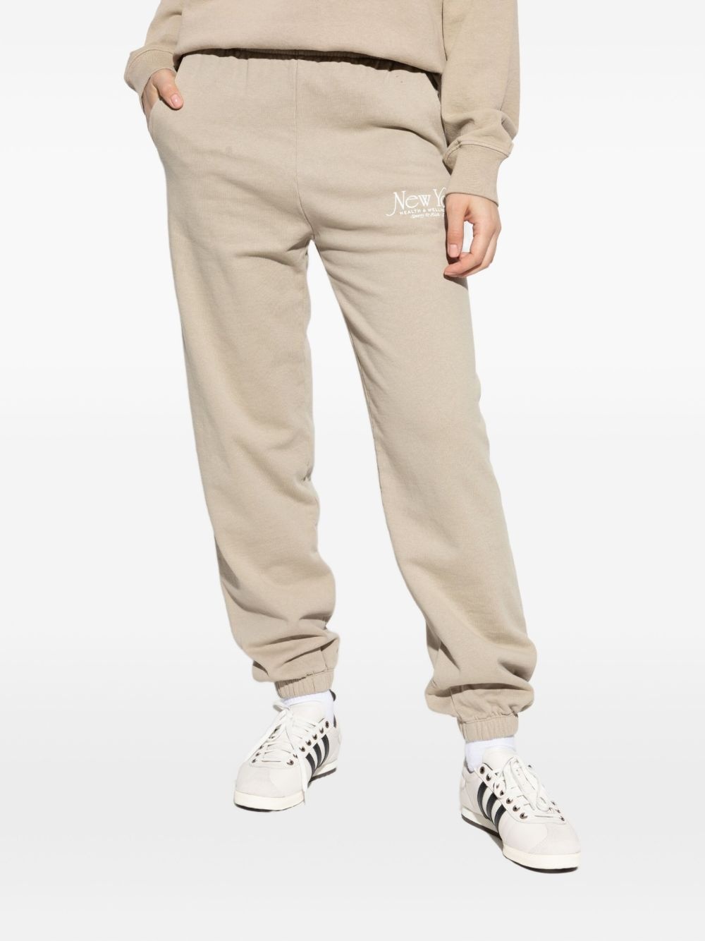 slogan-print track pants - 2