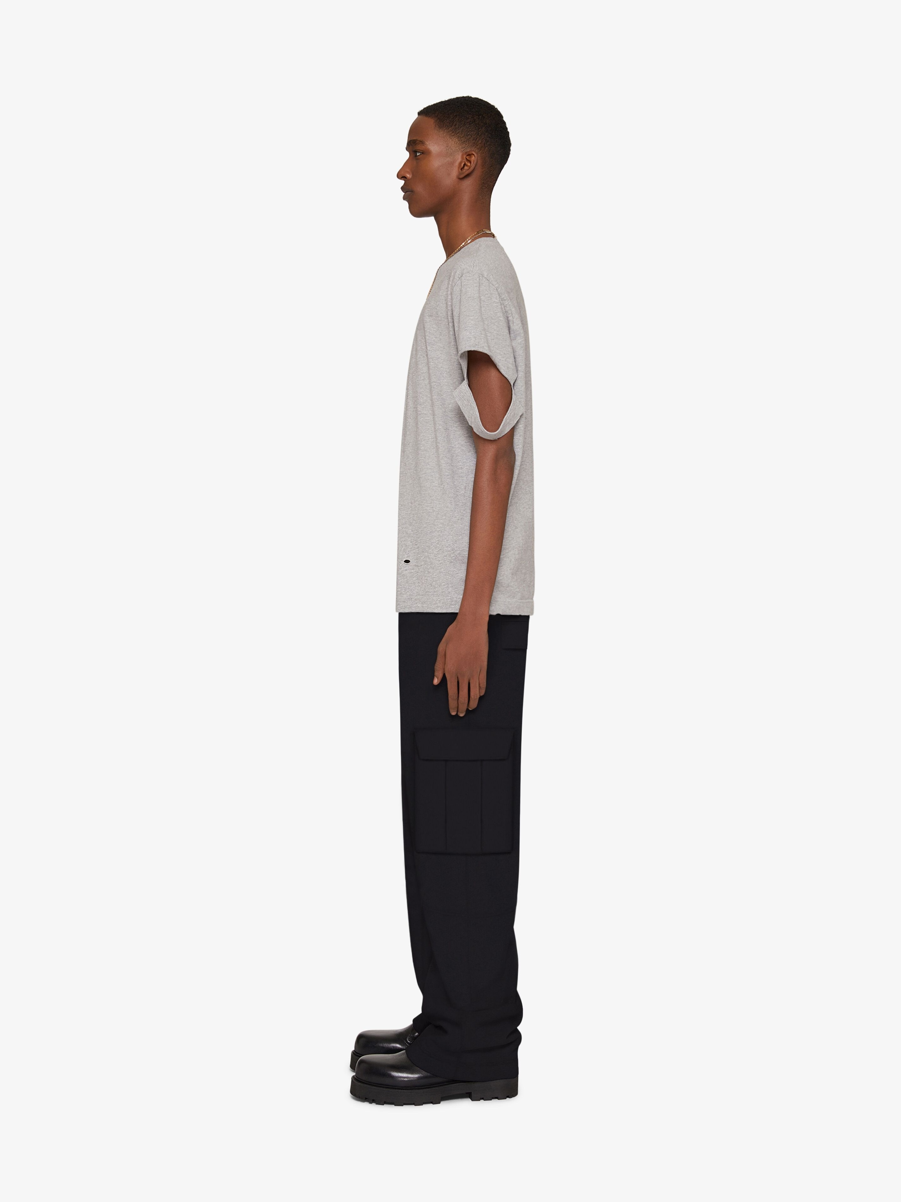 CARGO PANTS IN JERSEY - 3