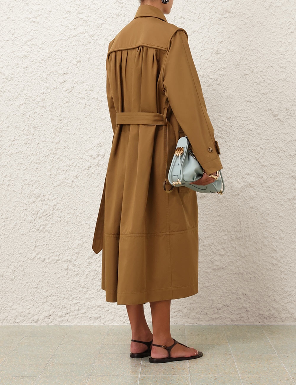 ILLUMINATE CARGO TRENCH COAT - 4