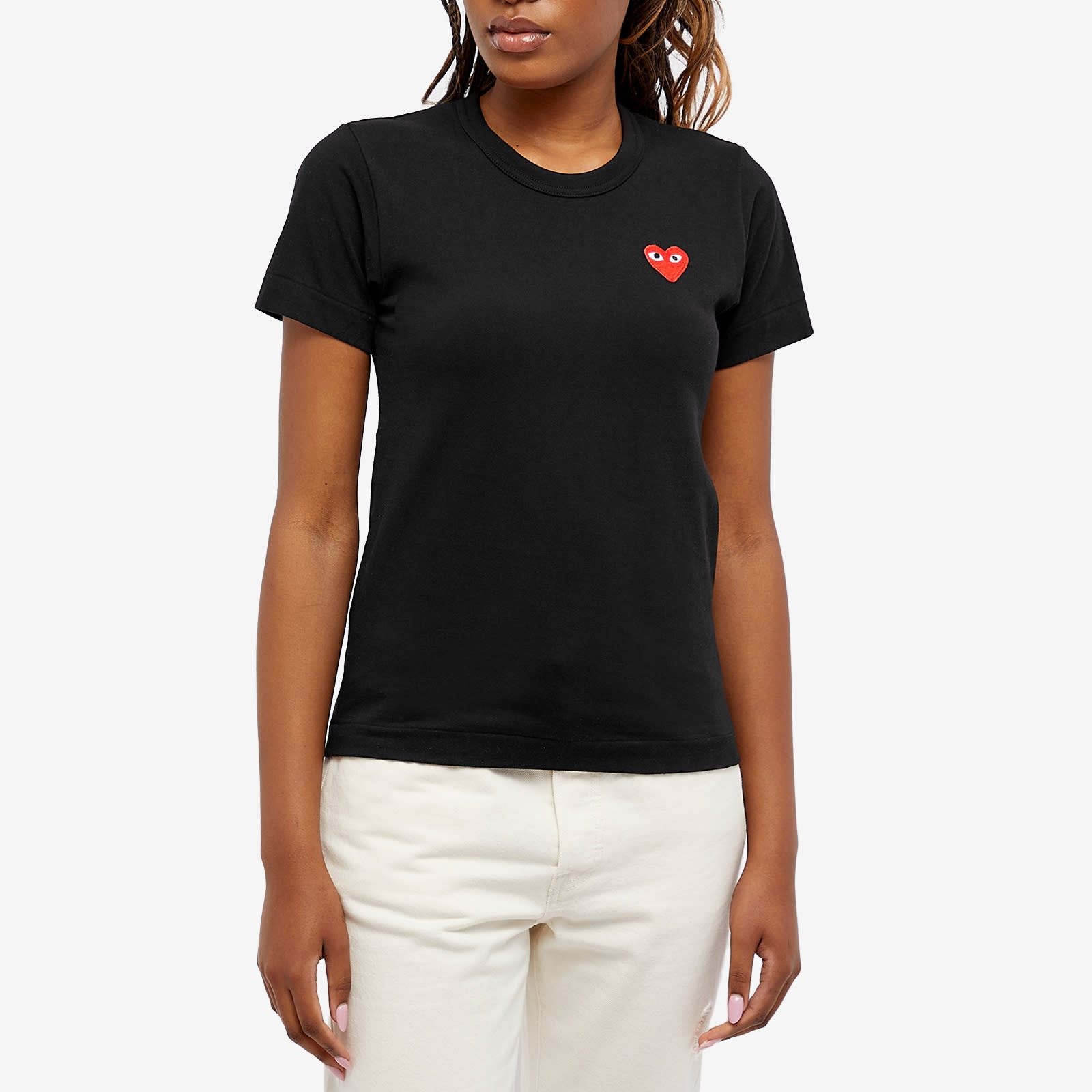 Comme des Garcons Play Women's Basic Logo T-Shirt - 2
