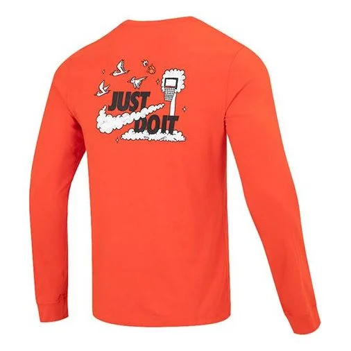 Nike Just Do It Bucket Long sleeve 'Orange' DZ2696-633 - 1