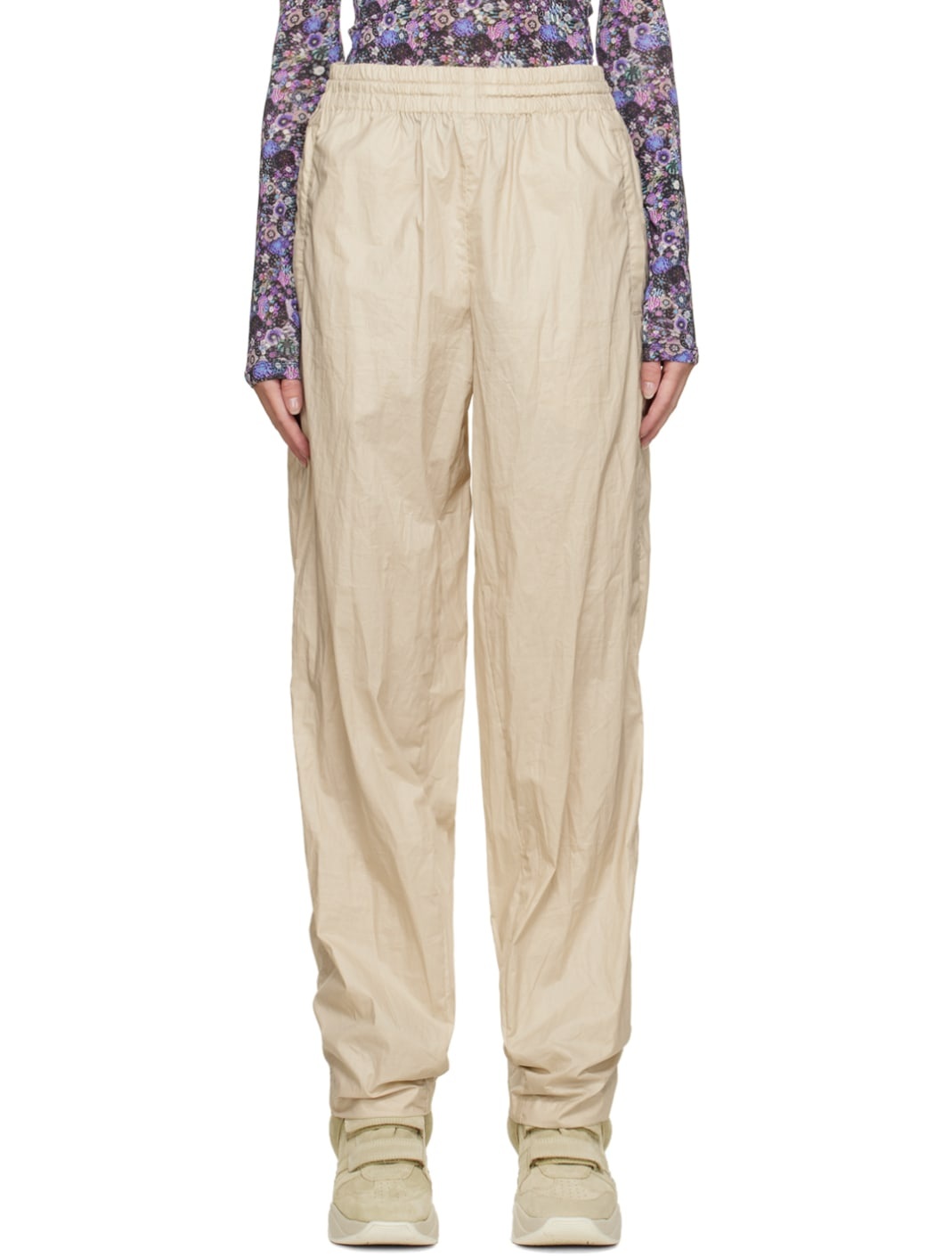 Beige Kylie Lounge Pants - 1