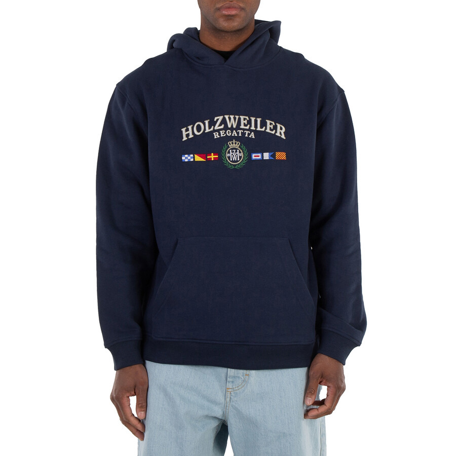 Holzweiler Men's Dk. Blue Fleece Cooper Regatta Hoodie - 2