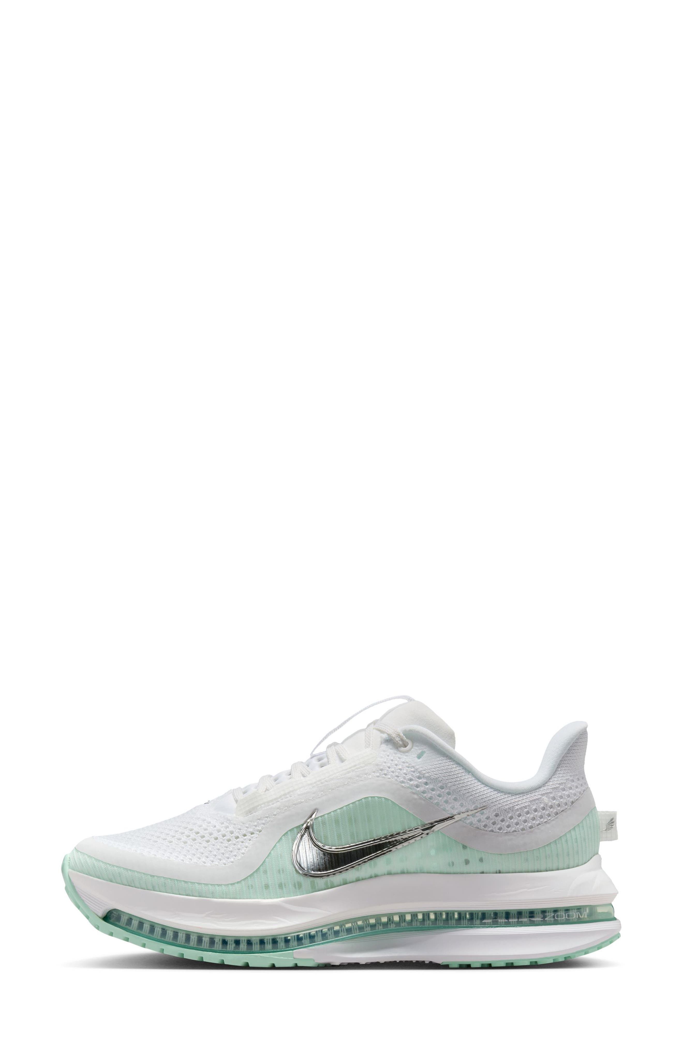 Nike Pegasus Premium Running Shoe in White/Silver/Mint at Nordstrom - 2