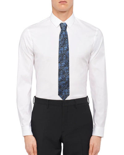 Prada Dark Flowers twill tie outlook