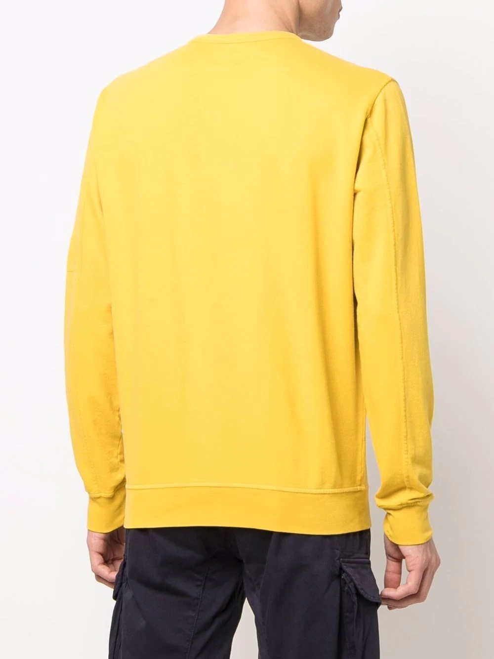 sleeve-pocket cotton sweatshirt - 4