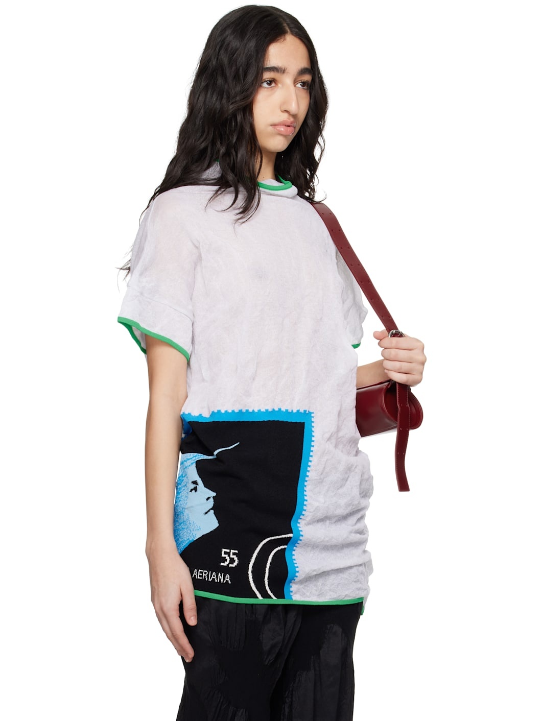 White Promina Knit T-shirt - 2