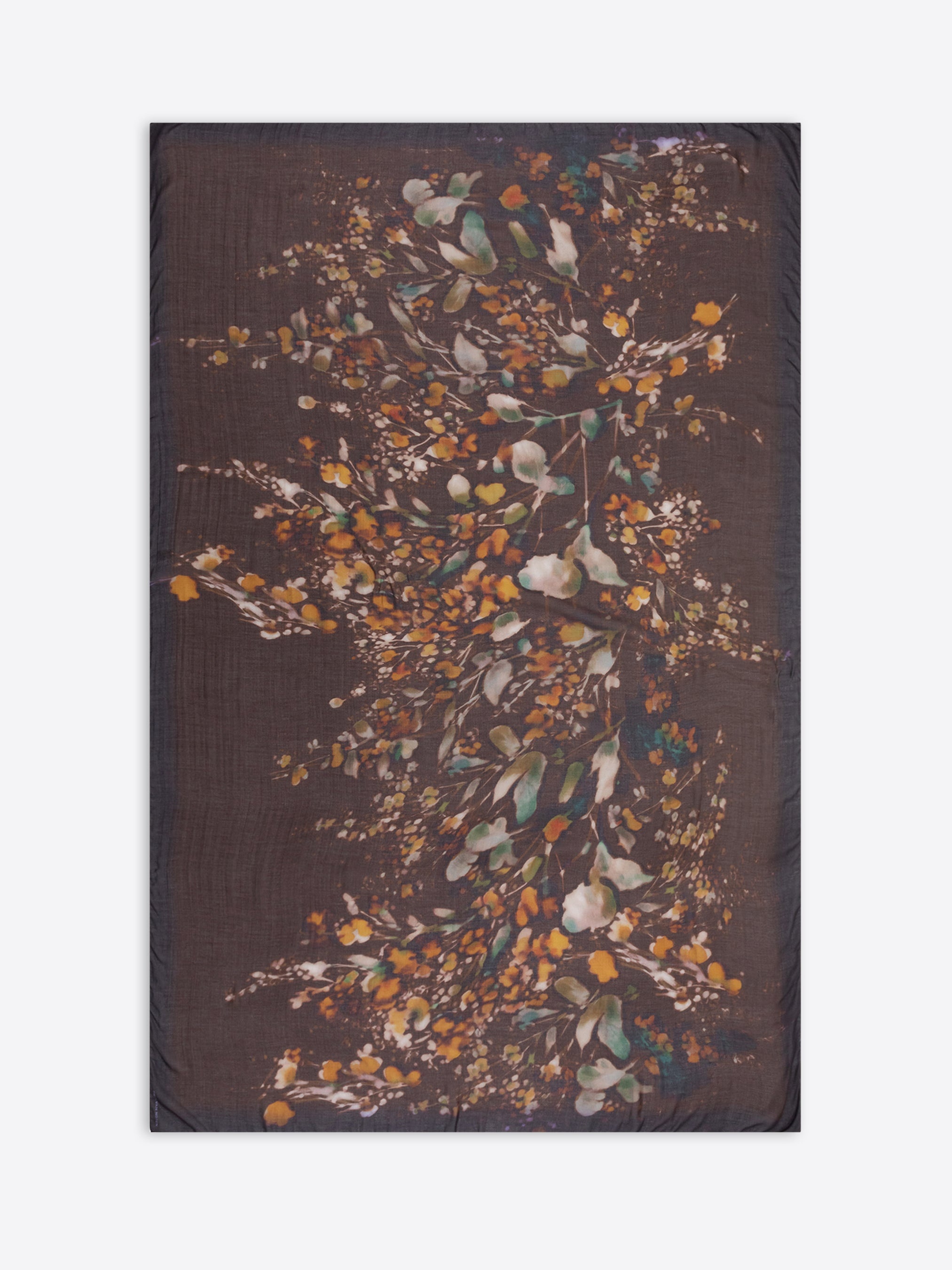BIG FLORAL SCARF - 1