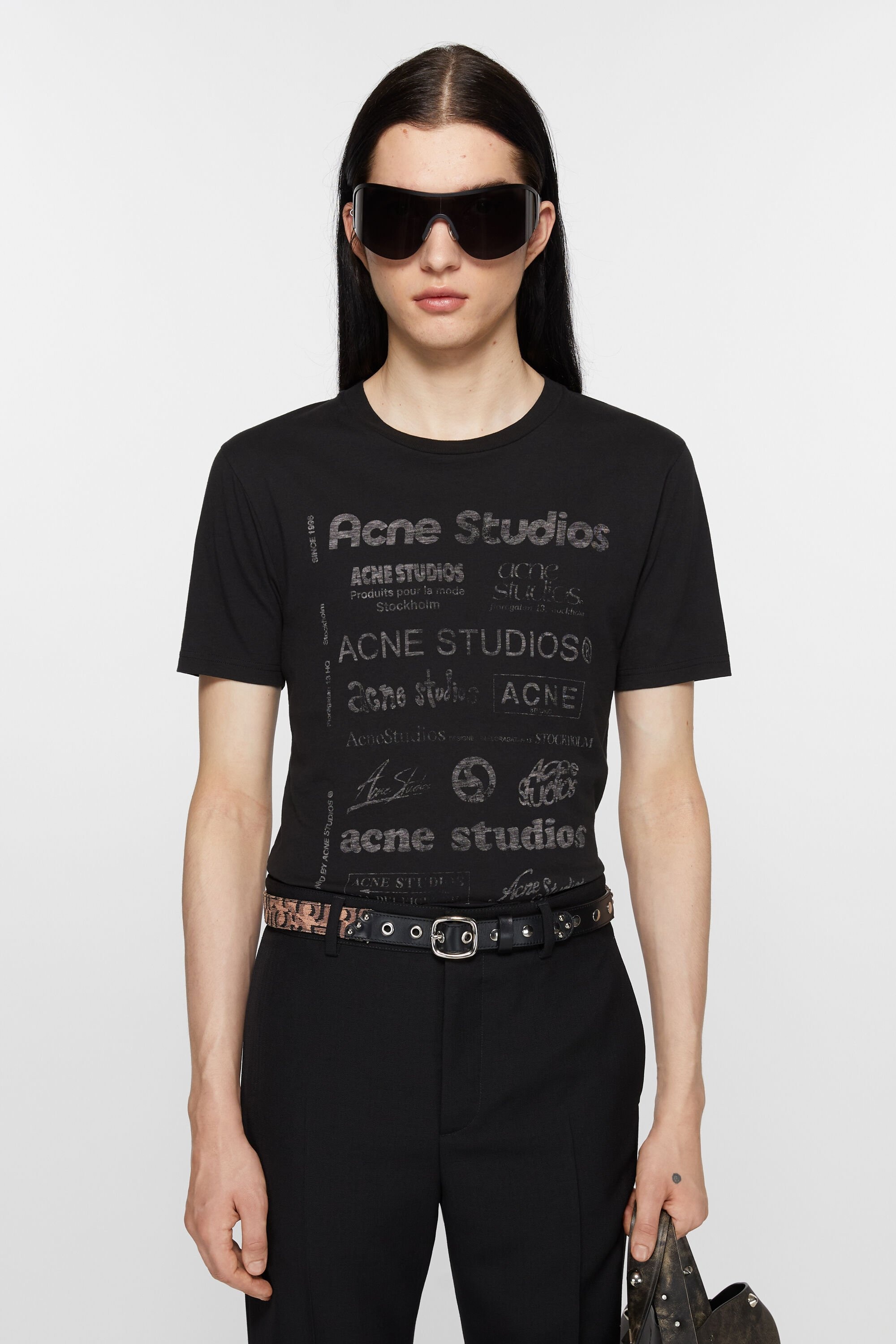 Logo t-shirt - Relaxed fit - Black - 2