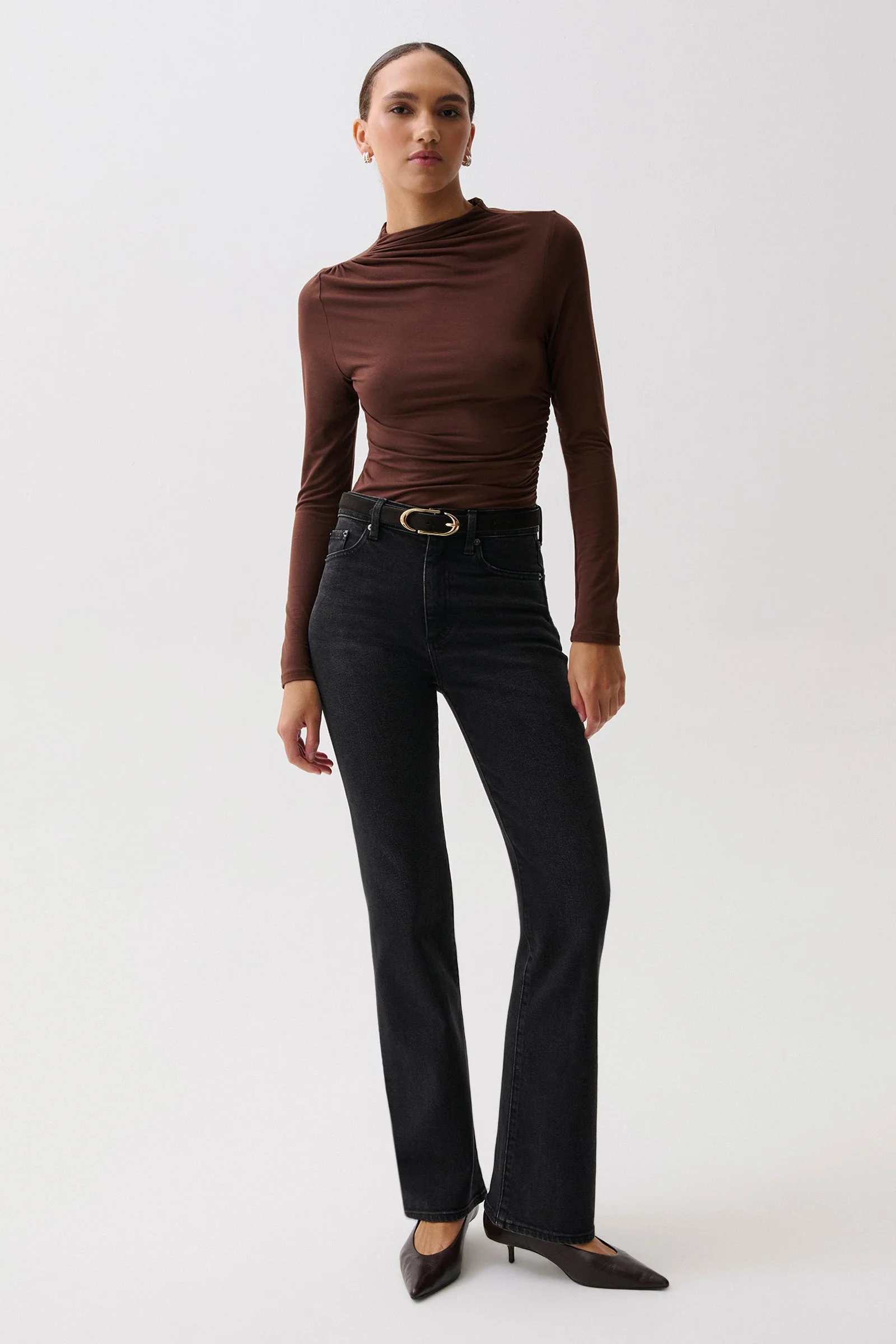 EVIE HIGH RISE SLIM BOOTCUT - JETSET - 1