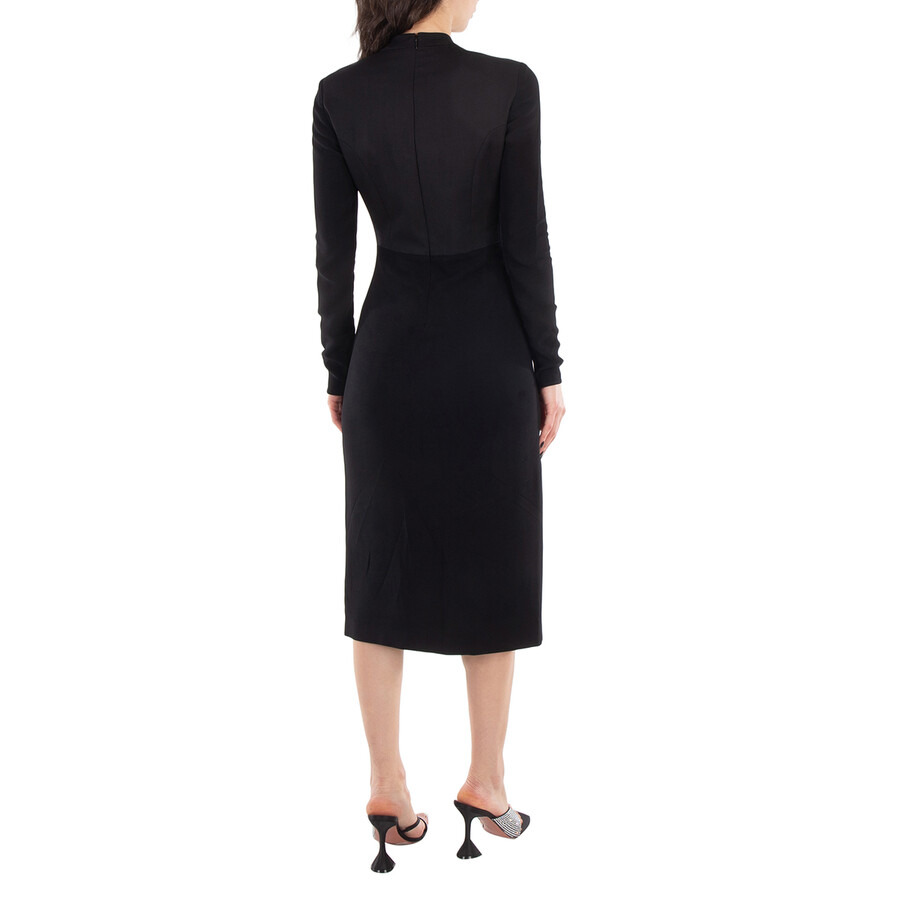 Burberry Ladies Miriam Sheath Black Dress - 1