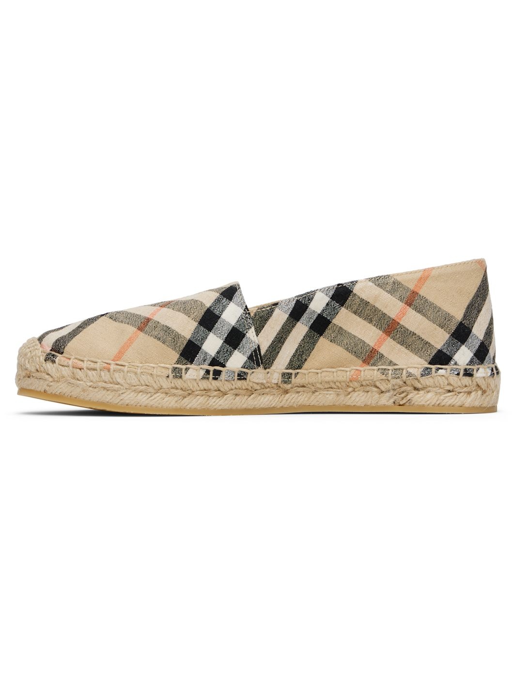 Beige Check Mews Espadrilles​ - 3