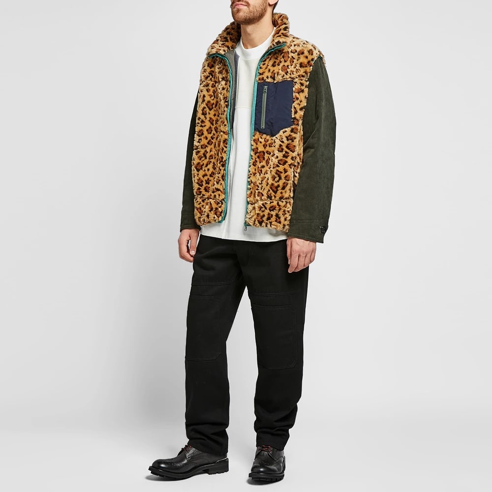 Sacai Leopard Fleece Blouson - 6