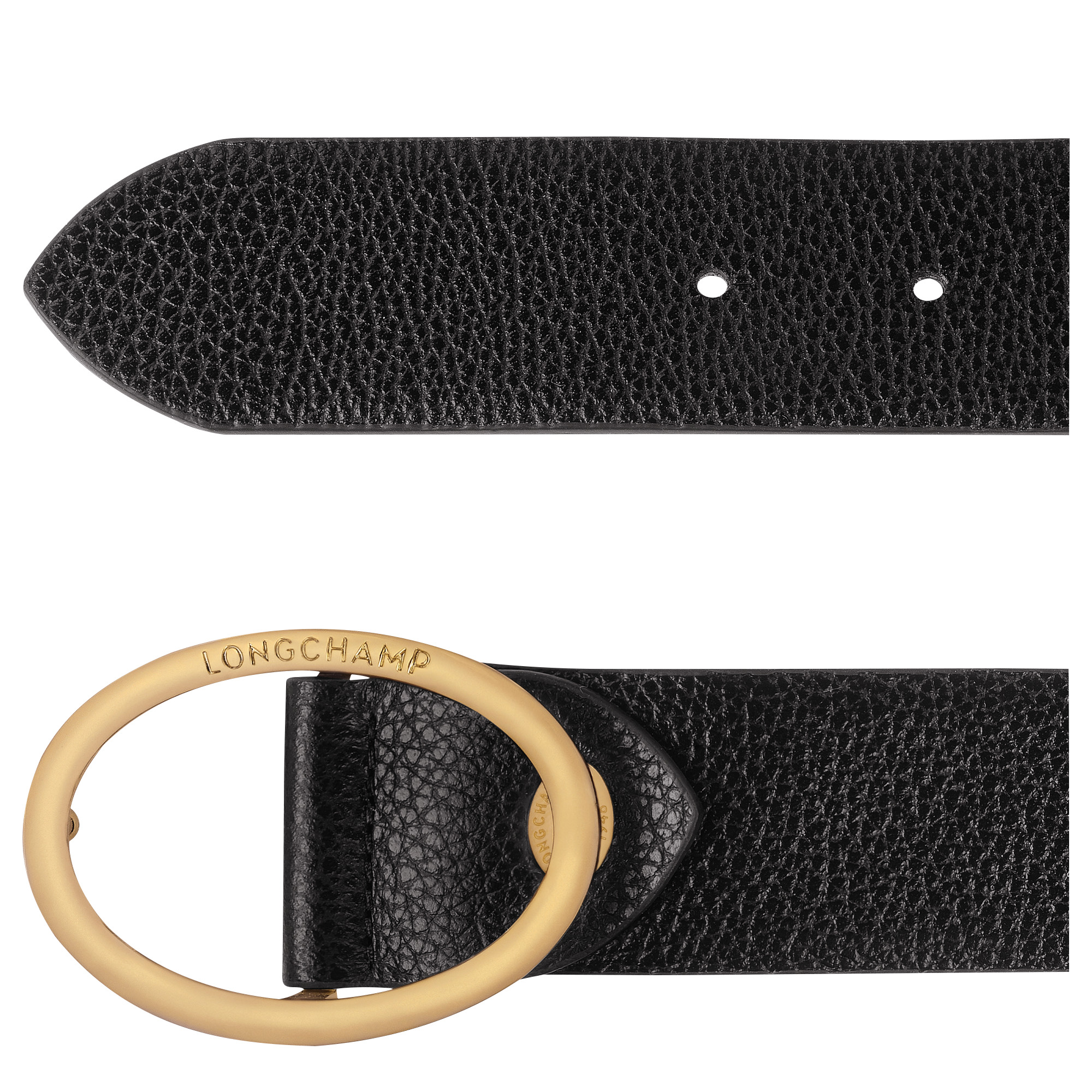 Le Foulonné Ladies' belt Black - Leather - 3