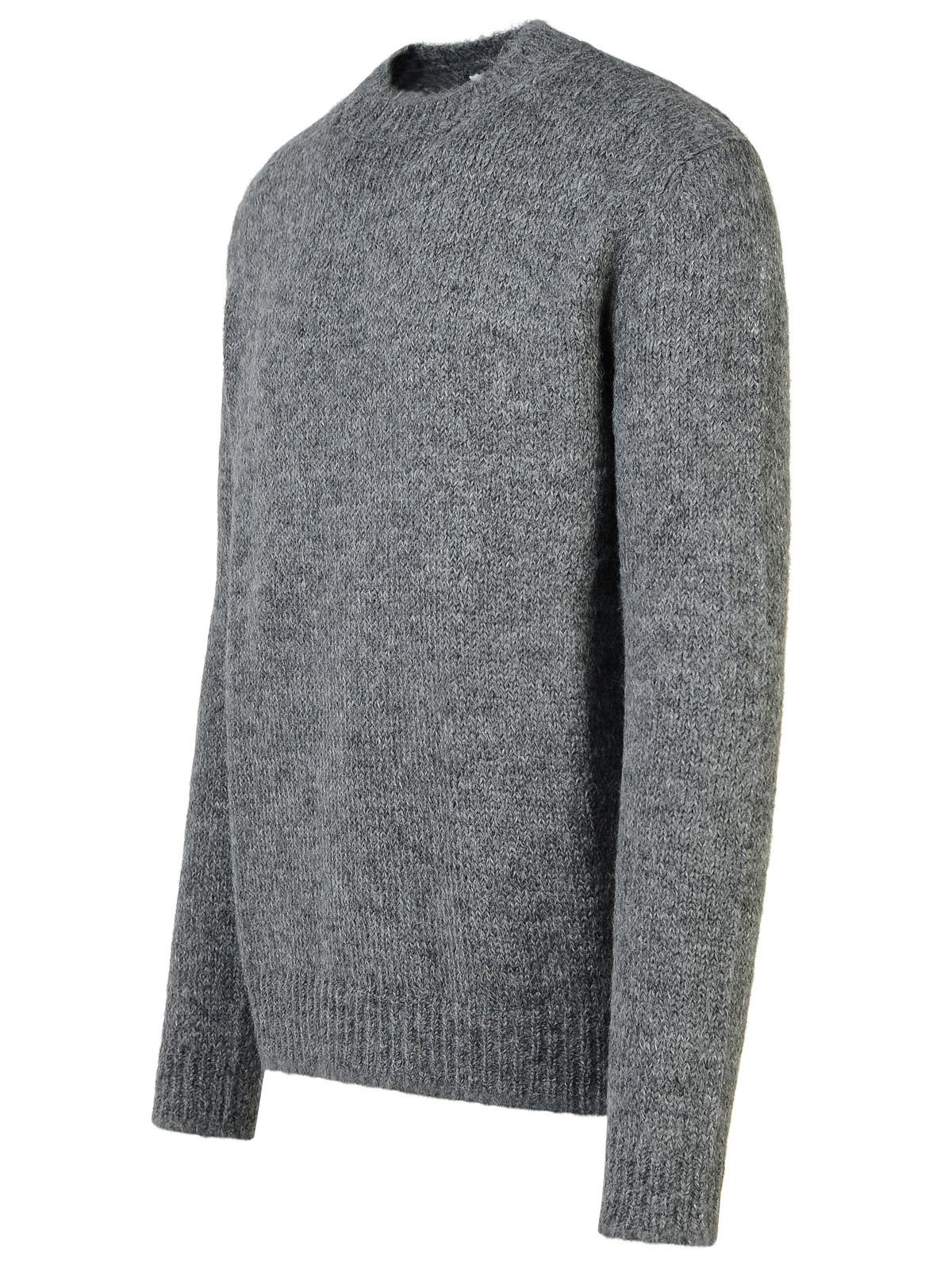 Jil Sander Grey Alpaca Blend Sweater Men - 2