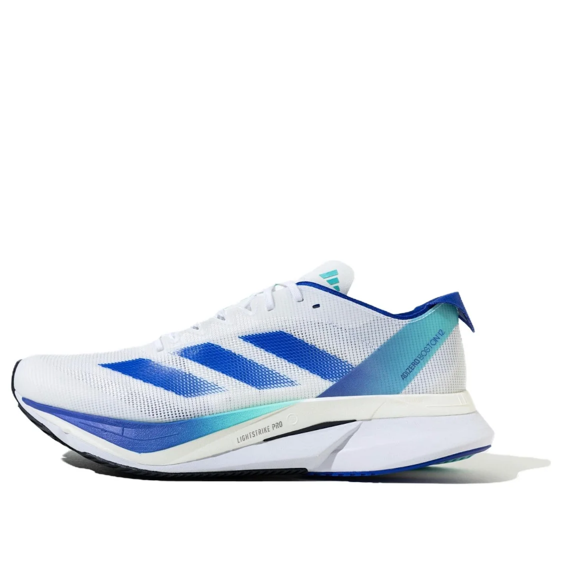 adidas Adizero Boston 12 'White Cobalt Blue' JR2731 - 1