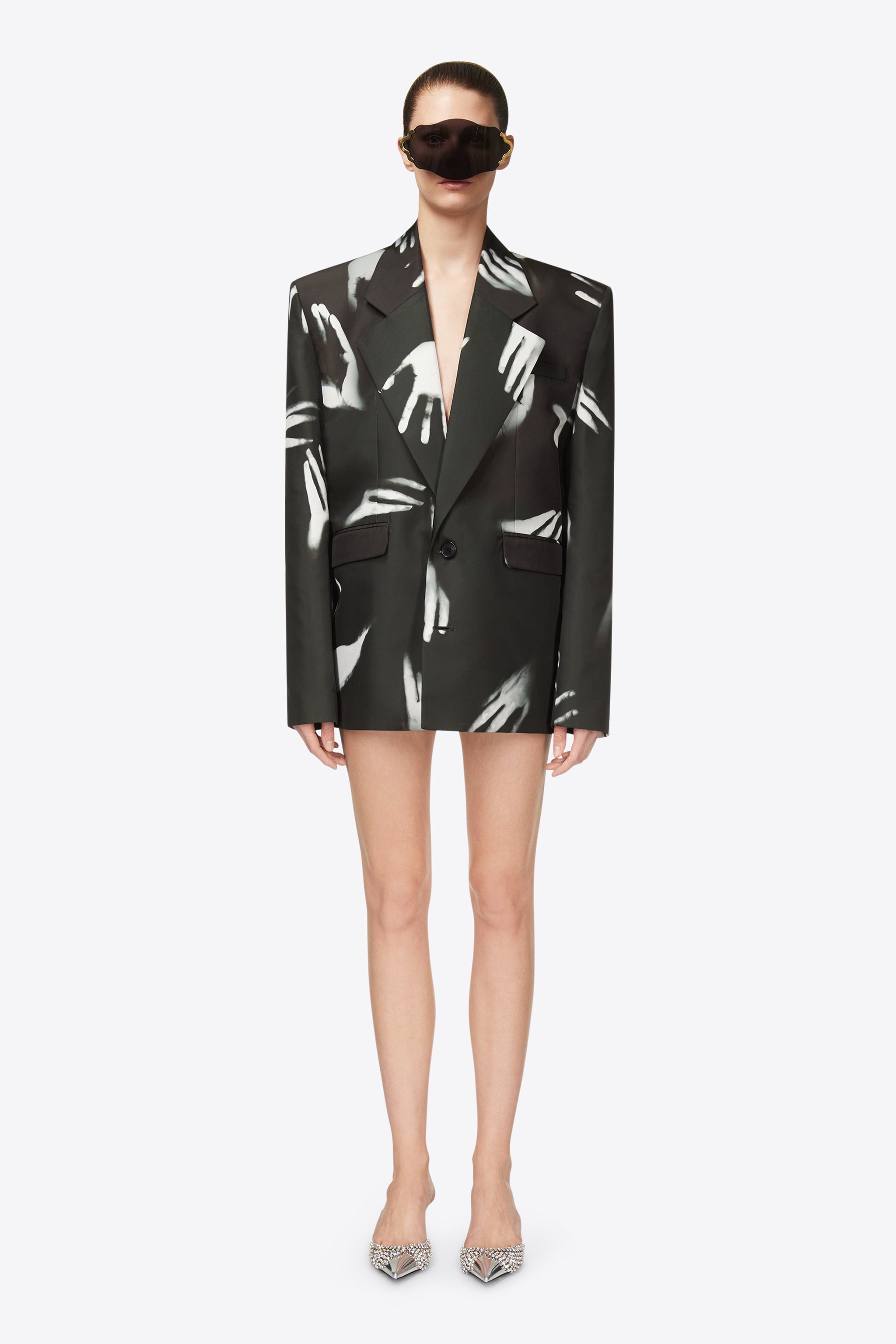 HANDPRINT OVERSIZED BLAZER - 3
