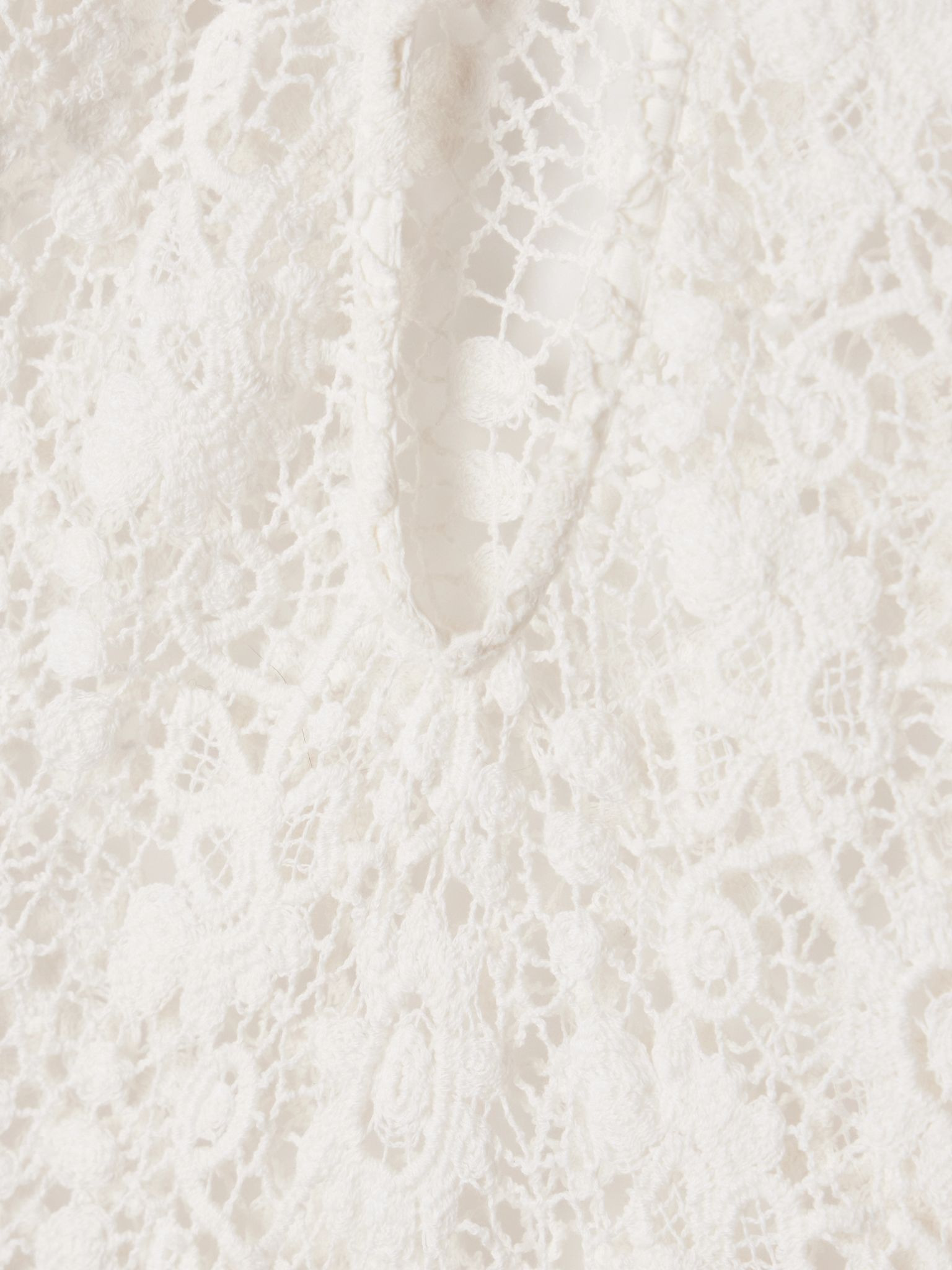 Della crocheted cotton maxi dress Ivory - 4