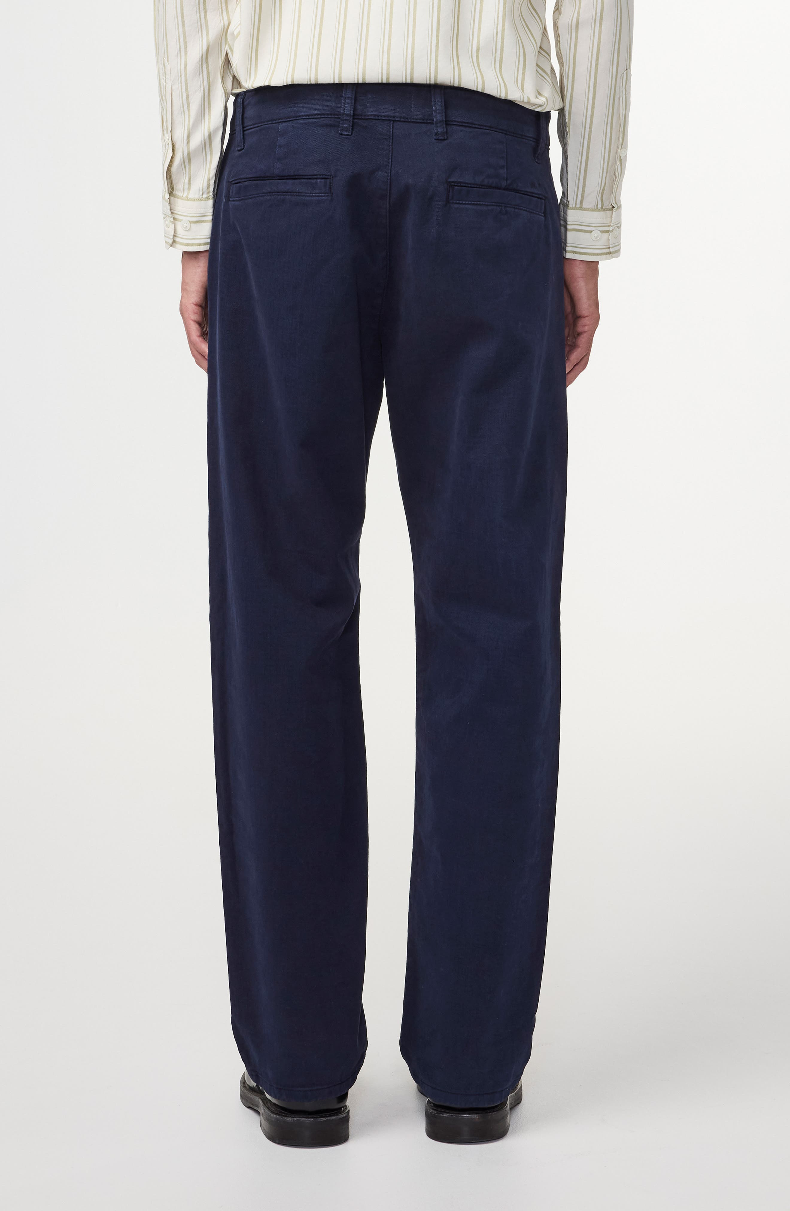 NN07 Aden 1923 Classic Fit Stretch Organic Cotton Chinos in Navy Blue at Nordstrom - 2