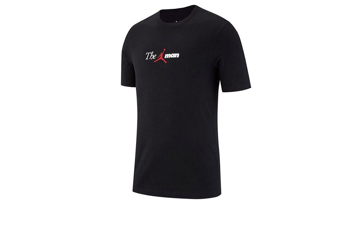 Air Jordan Round Neck Casual Short Sleeve Black AO0685-010 - 2