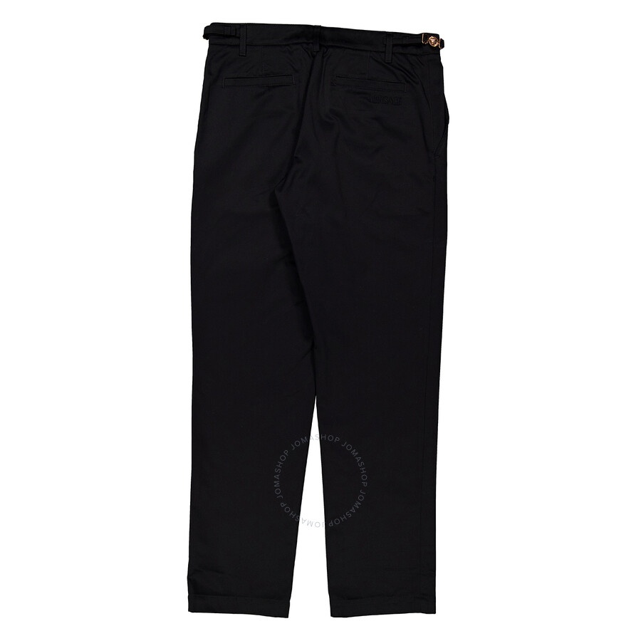 Versace Mid-Rise Straight-Leg Trousers, Brand Size 50 (US Size 34) - 2