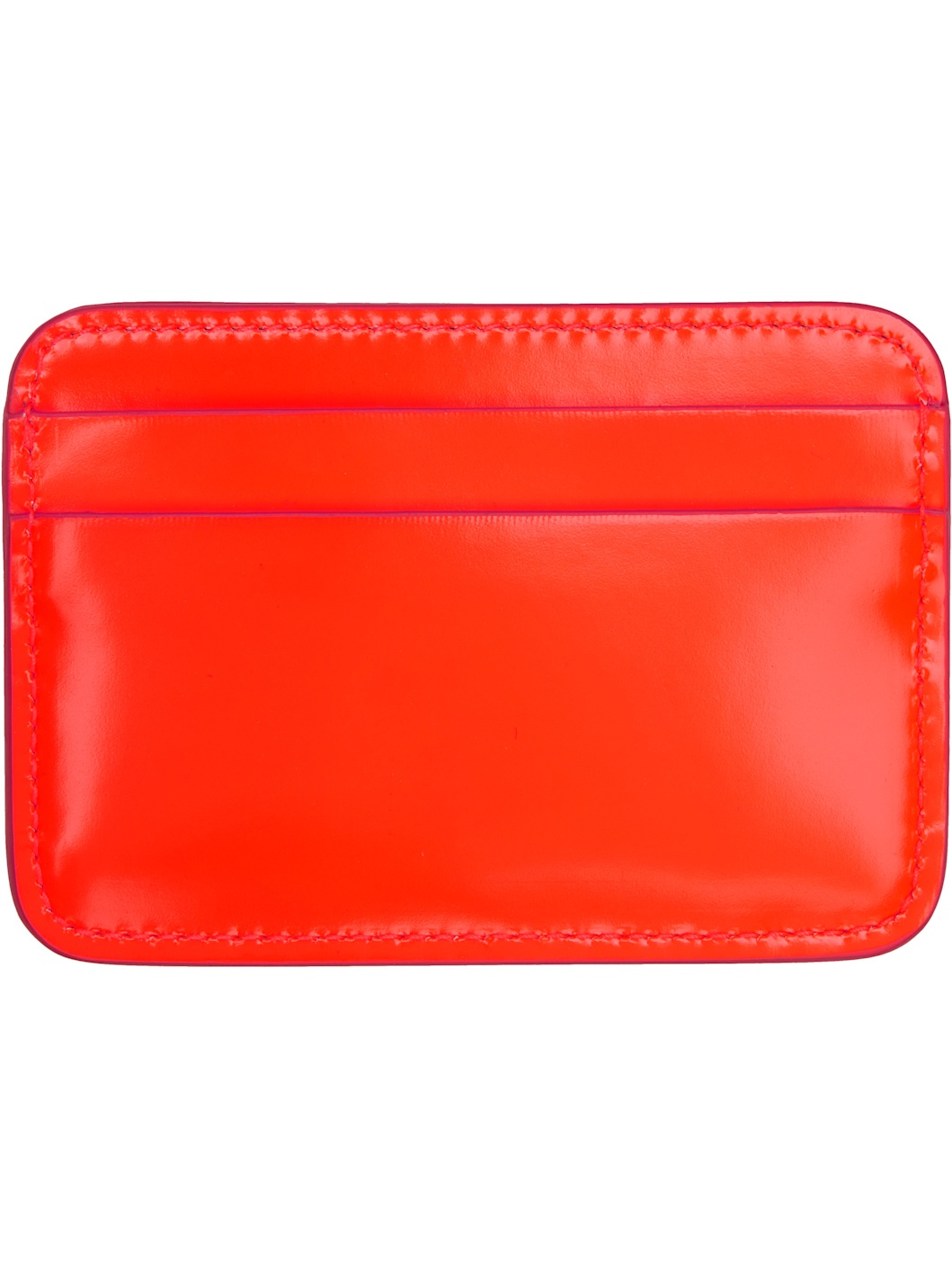 Orange Leather Card Holder - 2