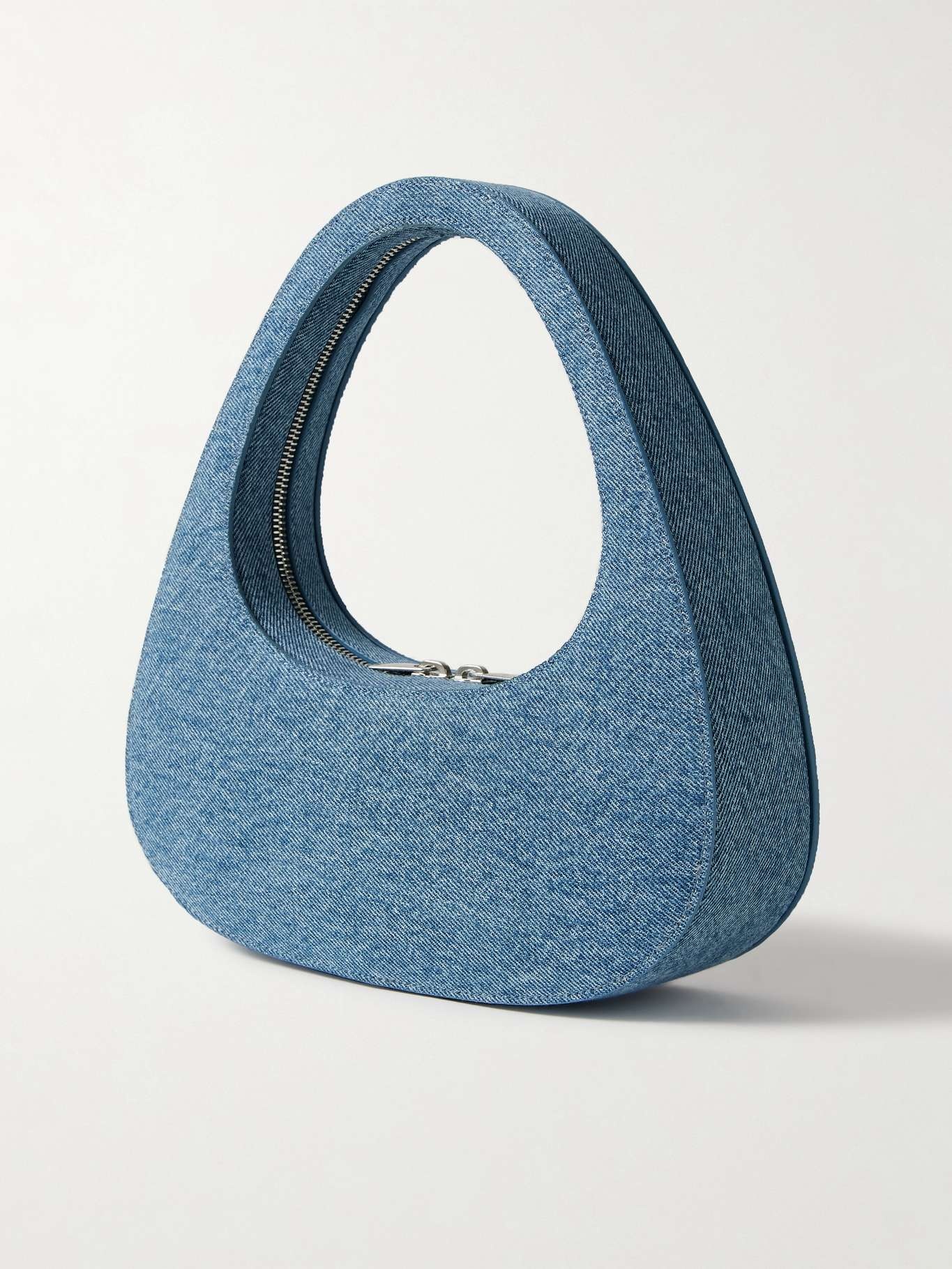 Swipe mini denim shoulder bag - 3