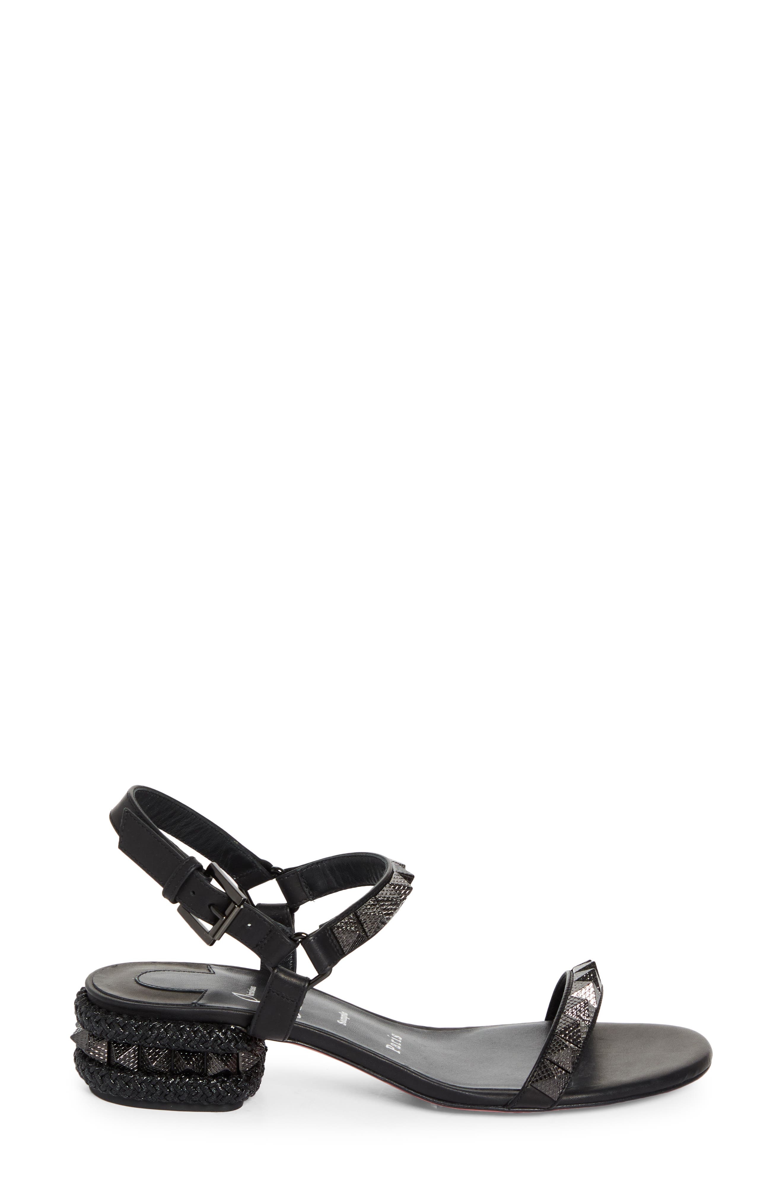 Christian Louboutin Pyrasand Sandal in Black at Nordstrom - 3