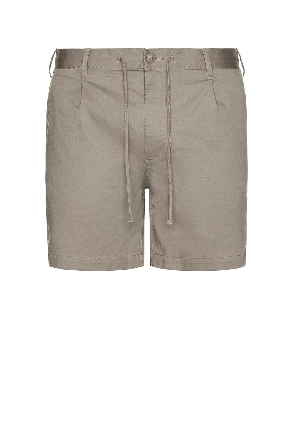Garment Dye Cotton Drawstring Shorts - 1