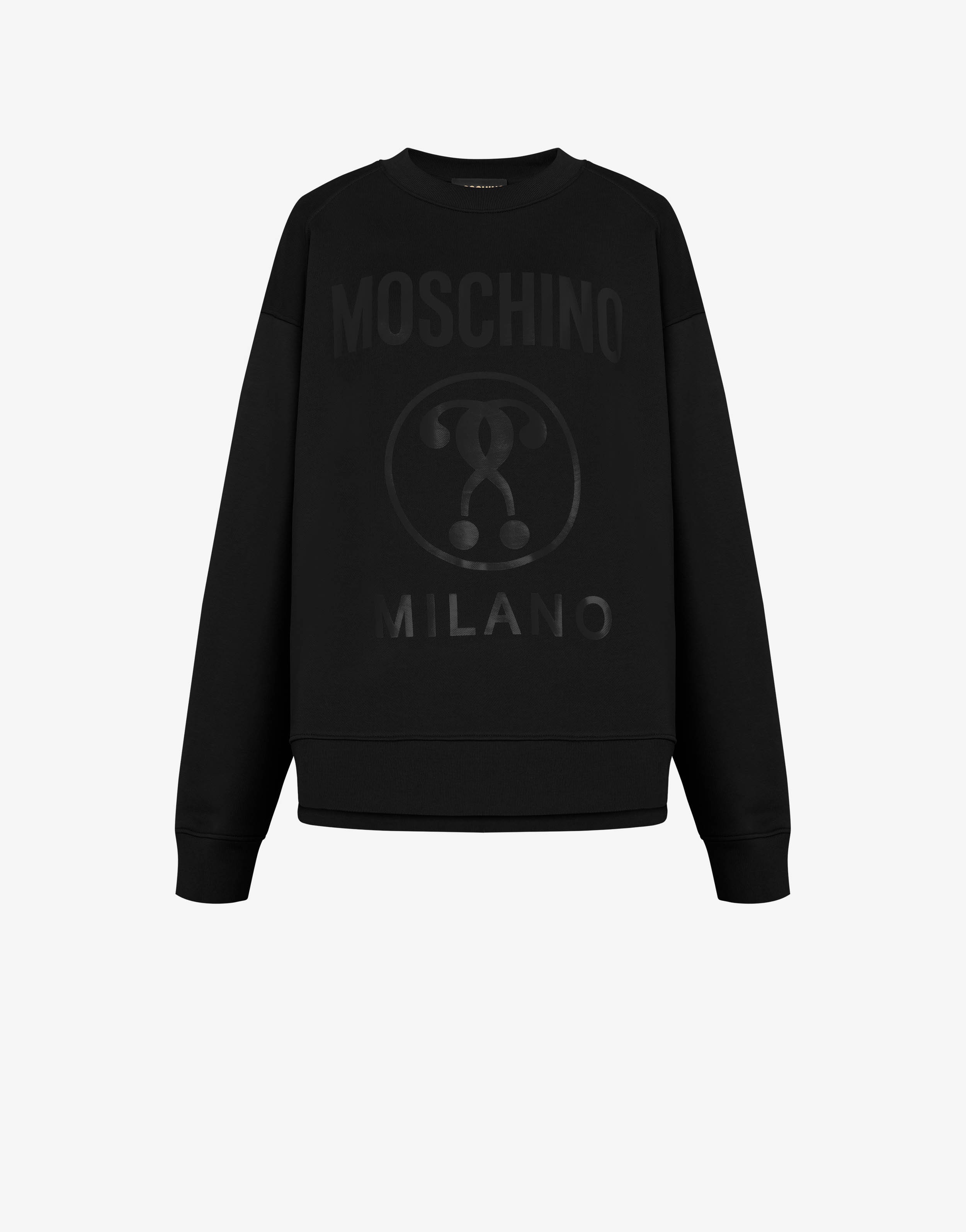 DOUBLE QUESTION MARK ORGANIC COTTON SWEATSHIRT - 1