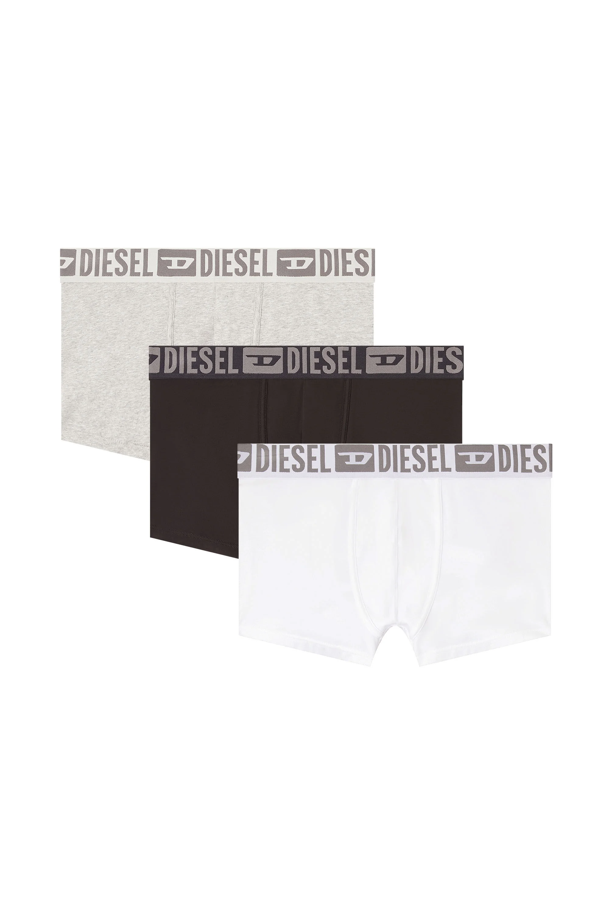 THREE-PACK OF STRETCH COTTON BOXER BRIEFS WITH TONAL WAISTBAND - 1