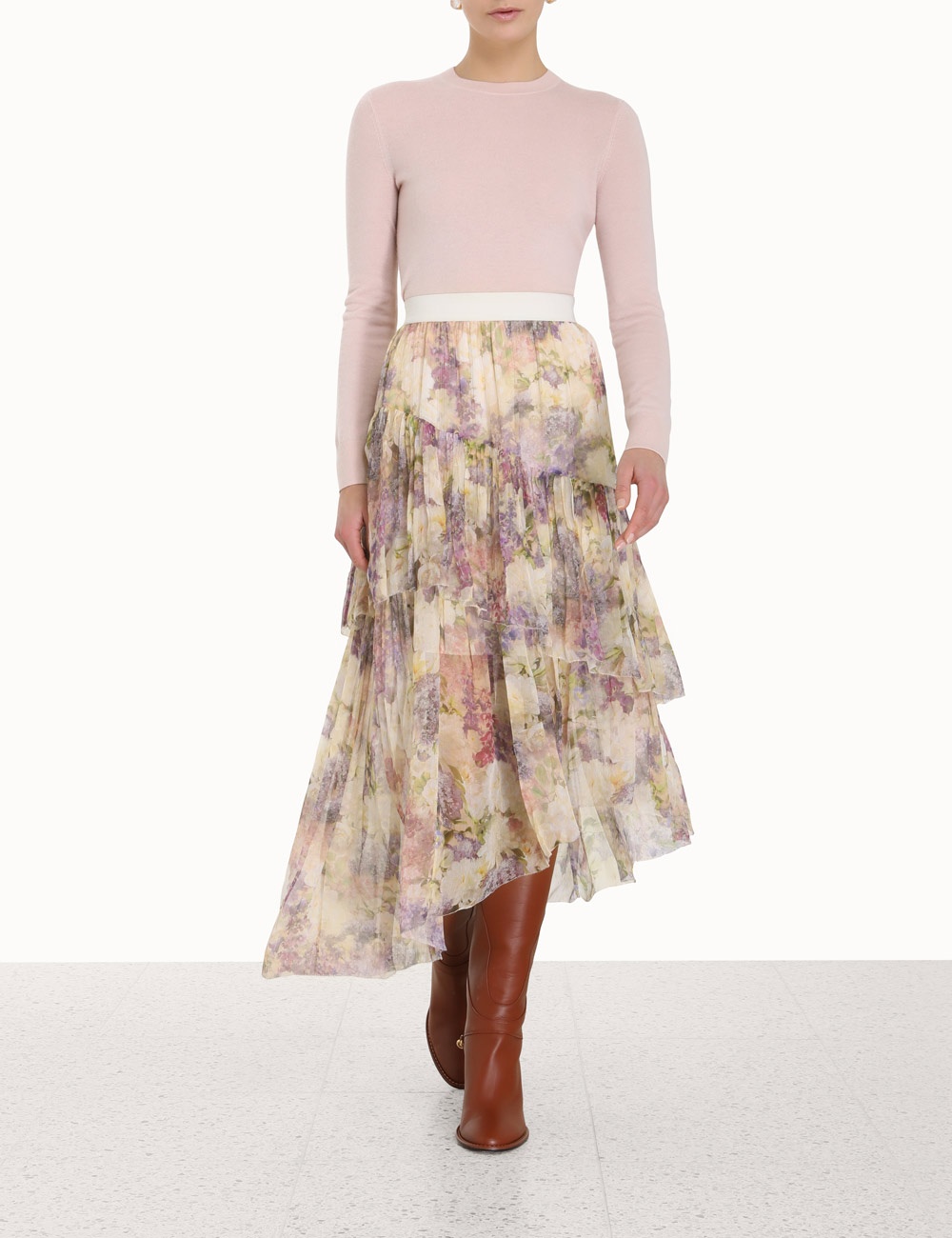 LYRICAL ASYMMETRIC SKIRT - 7