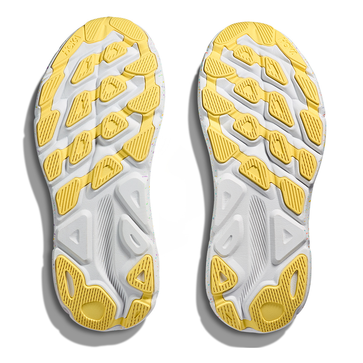 Hoka Clifton 9 - White - Lemonade - 4