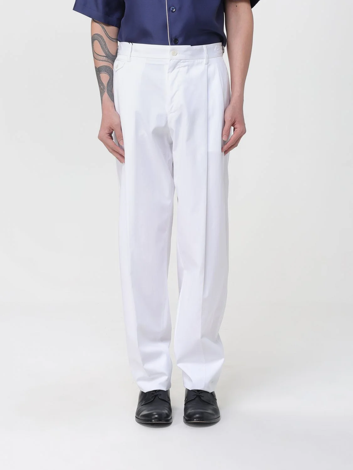 DOLCE & GABBANA Cotton Tailored Pants - 1